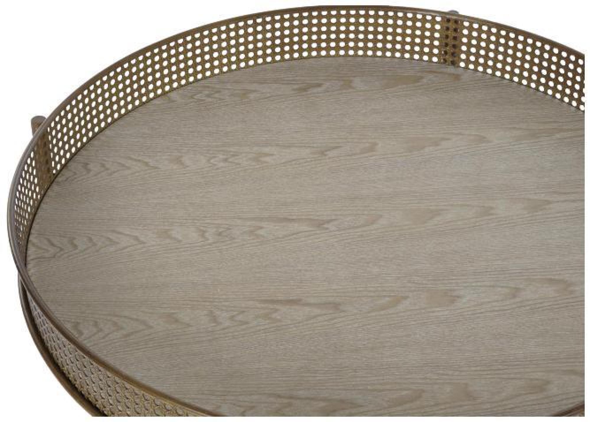 Product photograph of Metal Round Coffee Table from Choice Furniture Superstore.