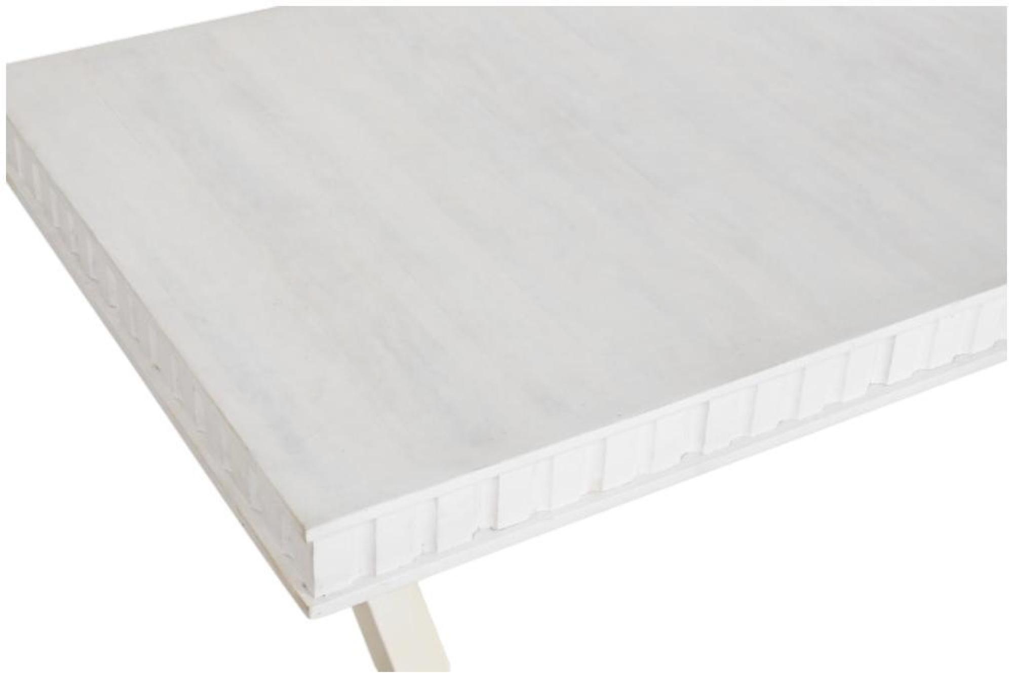 Product photograph of Cooch White Mango Wood Coffee Table from Choice Furniture Superstore.