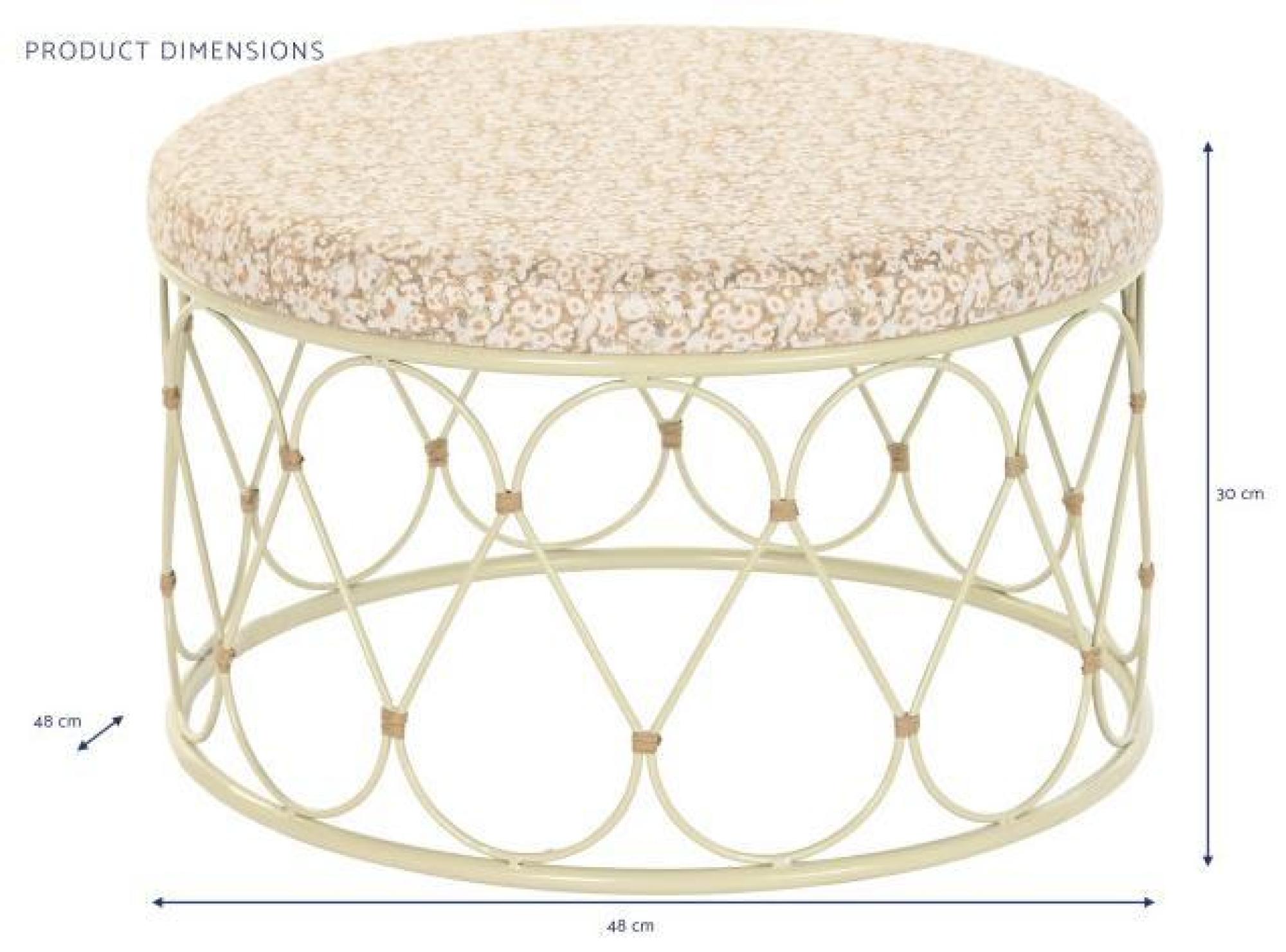 Product photograph of Boho Natural And Rattan Round Coffee Table from Choice Furniture Superstore.