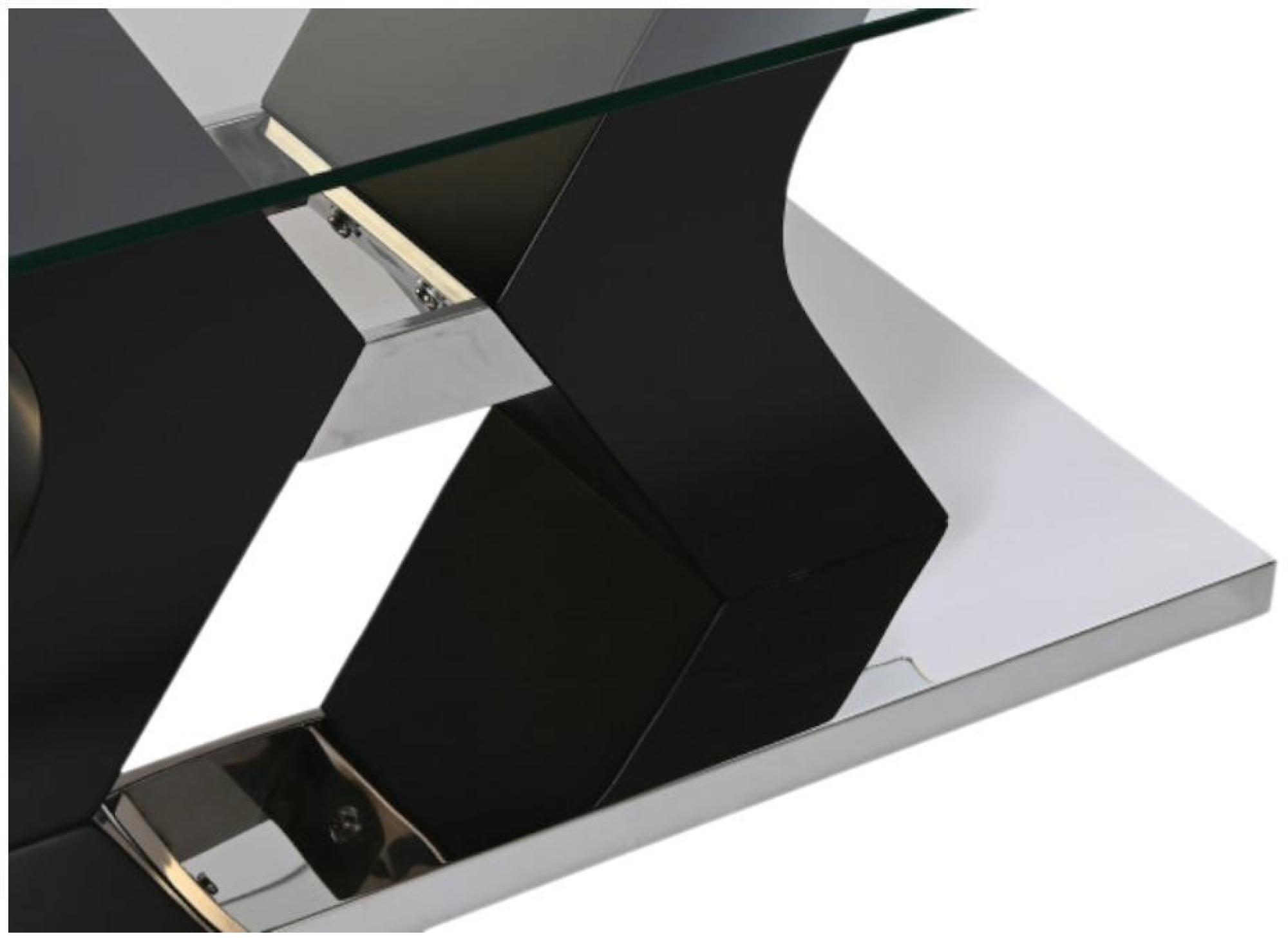 Product photograph of Modern Glass Top Coffee Table from Choice Furniture Superstore.