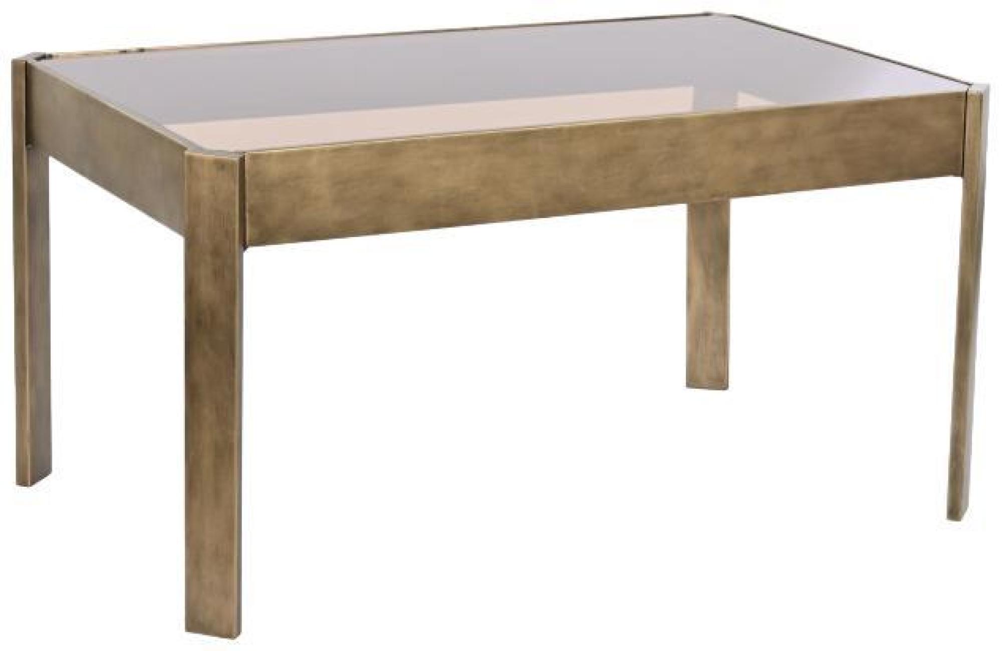 Product photograph of Modern Glass And Metal Coffee Table from Choice Furniture Superstore.