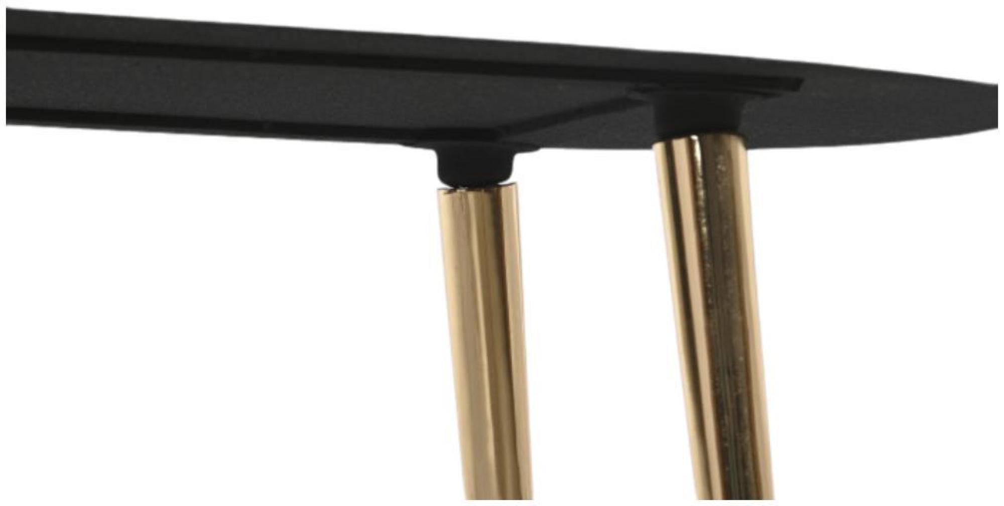 Product photograph of Glam Black Metal Coffee Table from Choice Furniture Superstore.