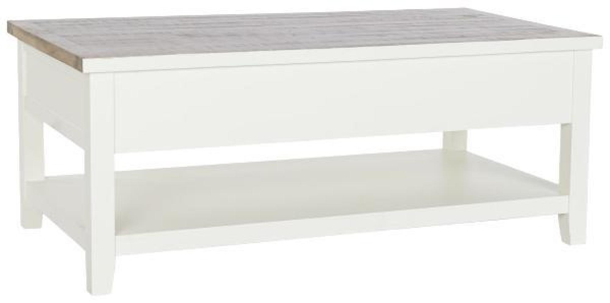 Product photograph of Portsmouth White Painted 2 Drawer Coffee Table from Choice Furniture Superstore.