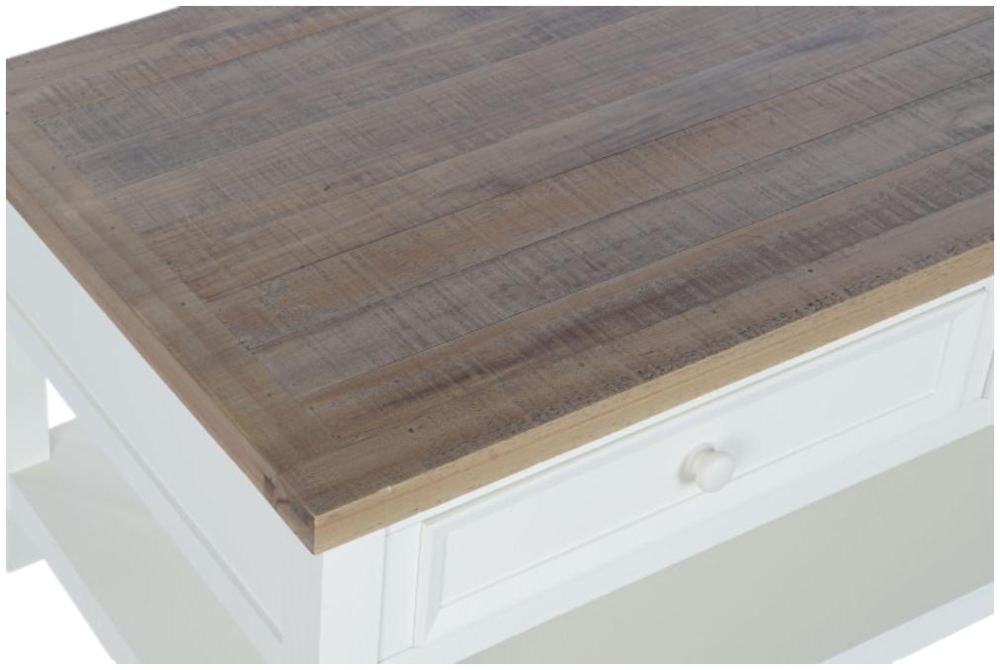 Product photograph of Portsmouth White Painted 2 Drawer Coffee Table from Choice Furniture Superstore.