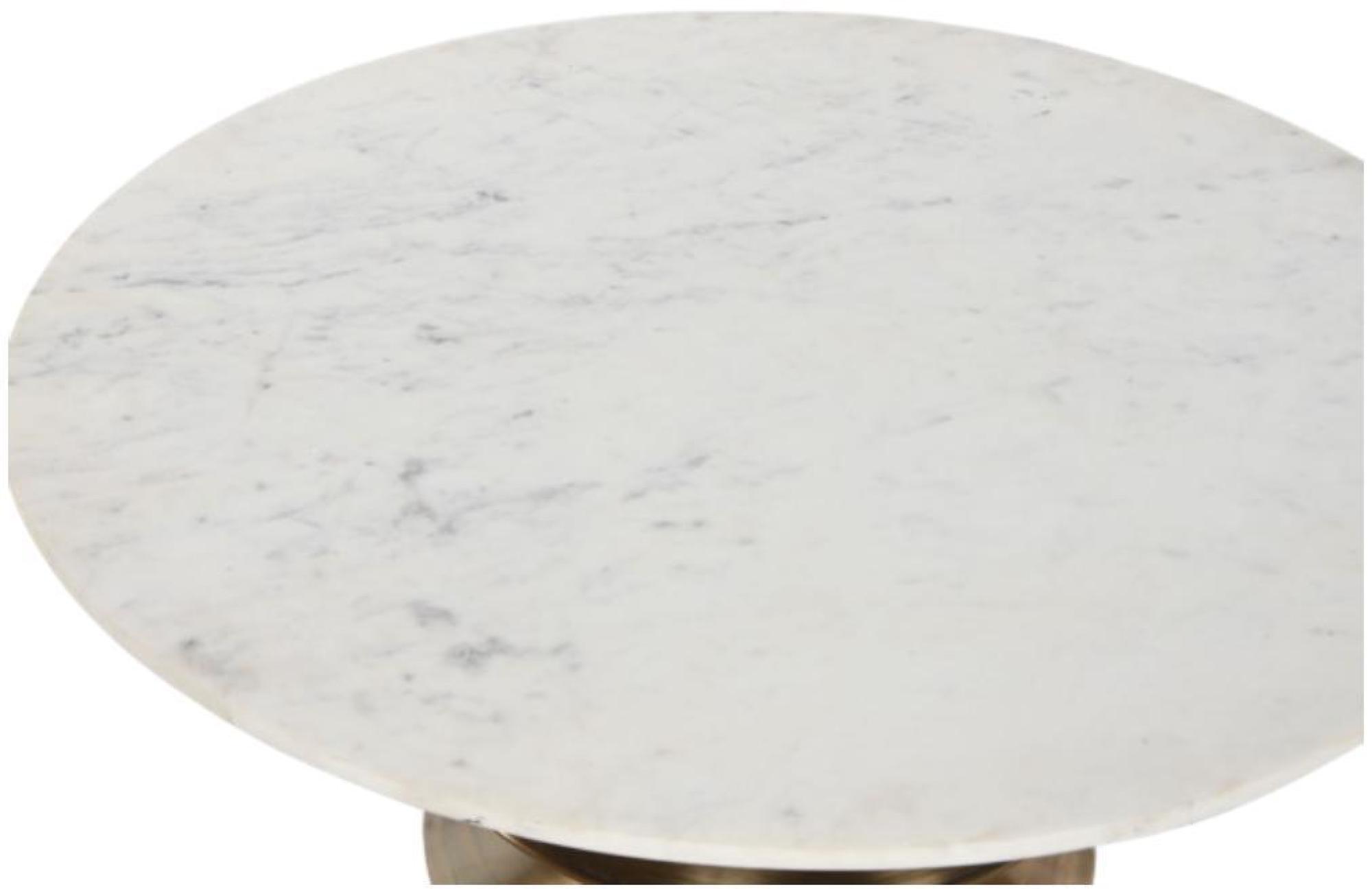 Product photograph of Modern White Marble Round Coffee Table from Choice Furniture Superstore.