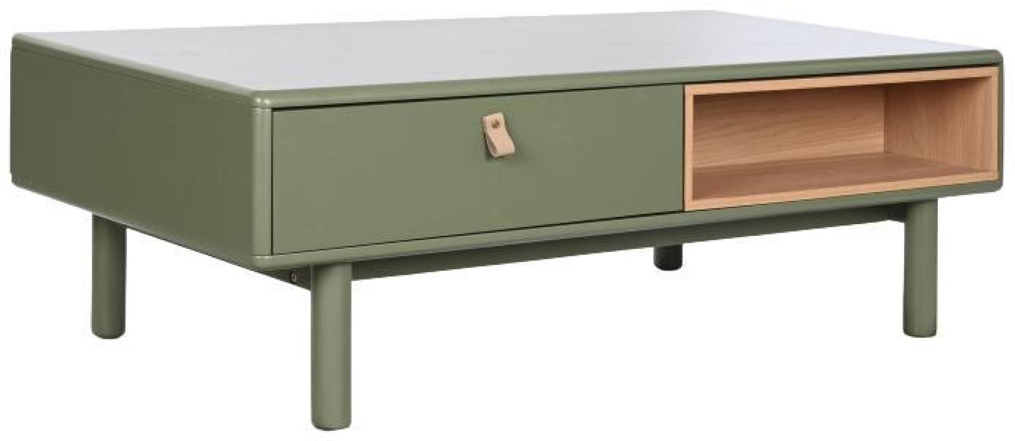 Product photograph of Scandi Green Wood Storage Coffee Table from Choice Furniture Superstore.