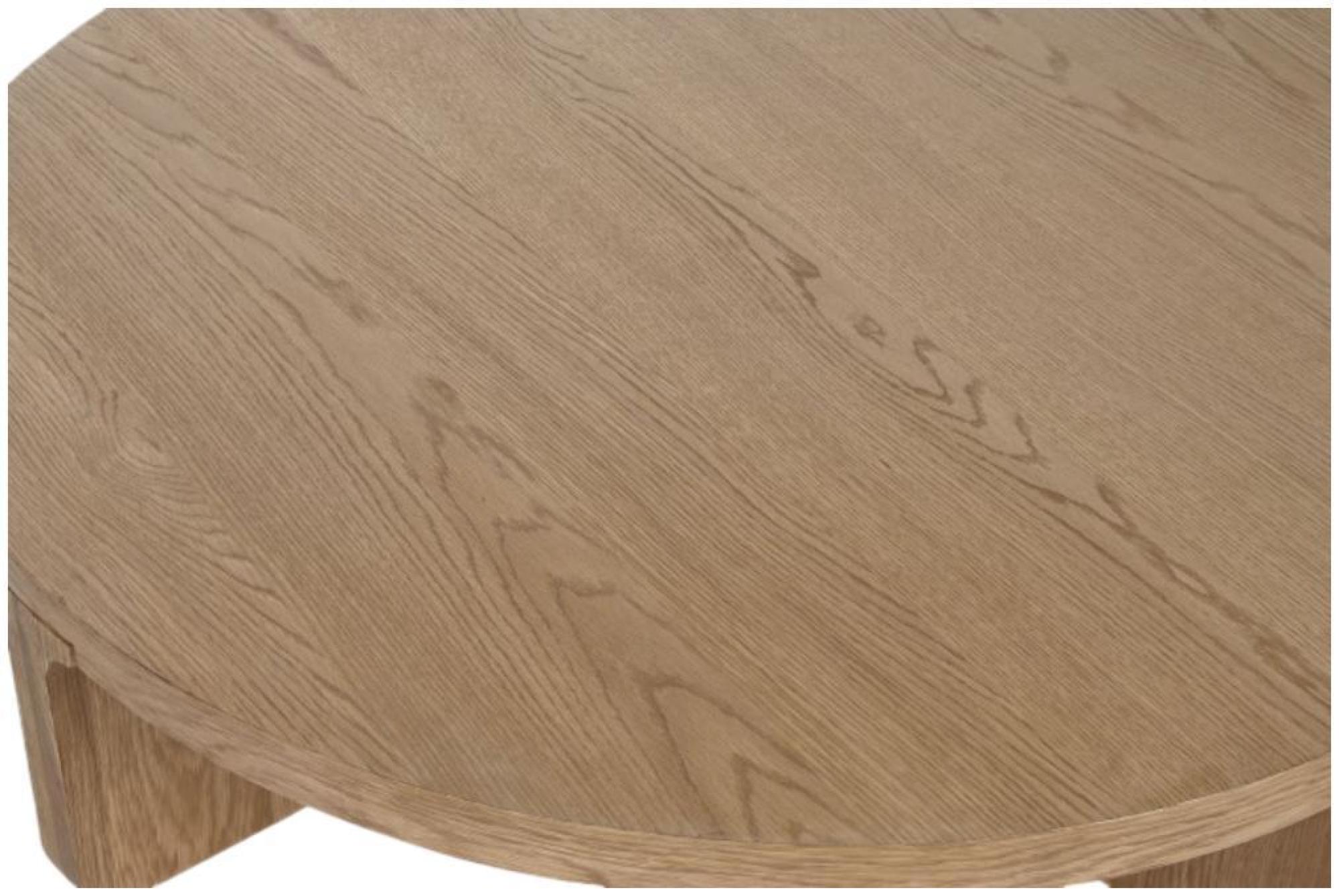 Product photograph of Tropical Oak Round Coffee Table from Choice Furniture Superstore.