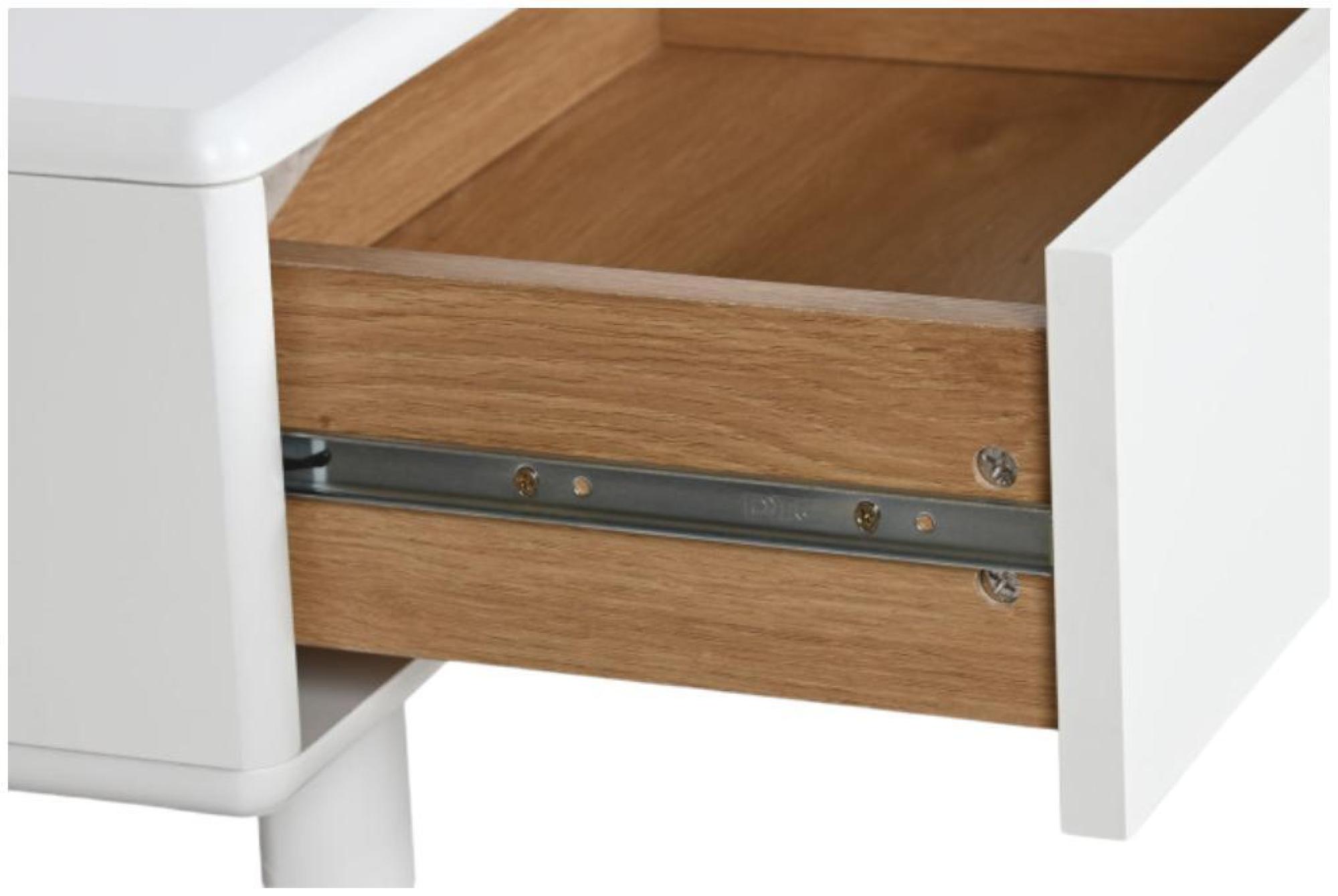 Product photograph of Scandi White Wood Storage Coffee Table from Choice Furniture Superstore.