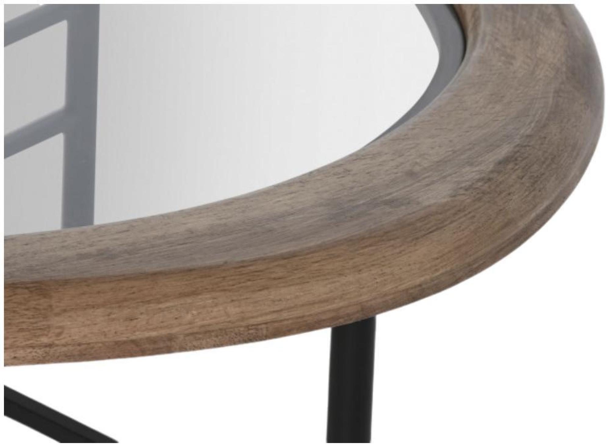 Product photograph of Loft Brown And Glass Top Large Coffee Table from Choice Furniture Superstore.