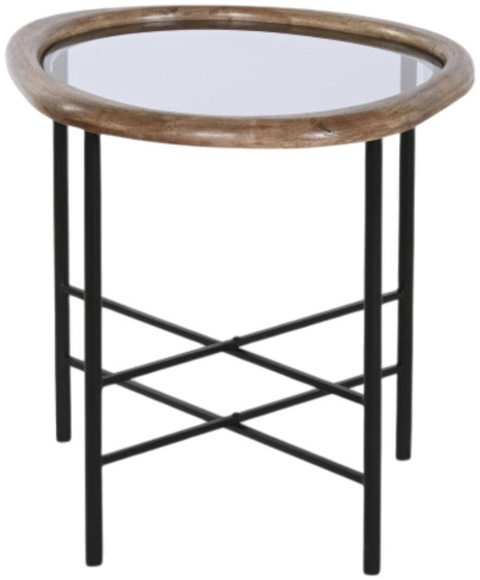 Product photograph of Loft Brown And Glass Top Small Coffee Table from Choice Furniture Superstore.