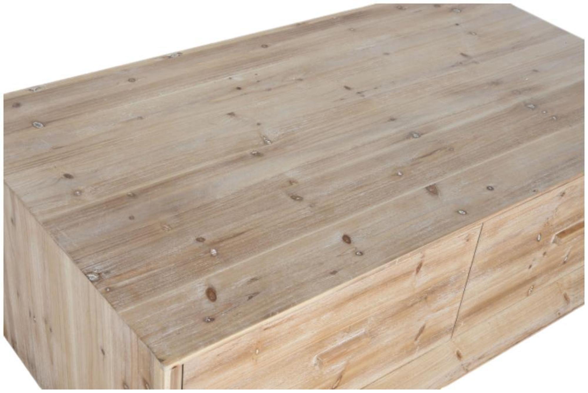 Product photograph of Shabby Wooden Storage Coffee Table from Choice Furniture Superstore.