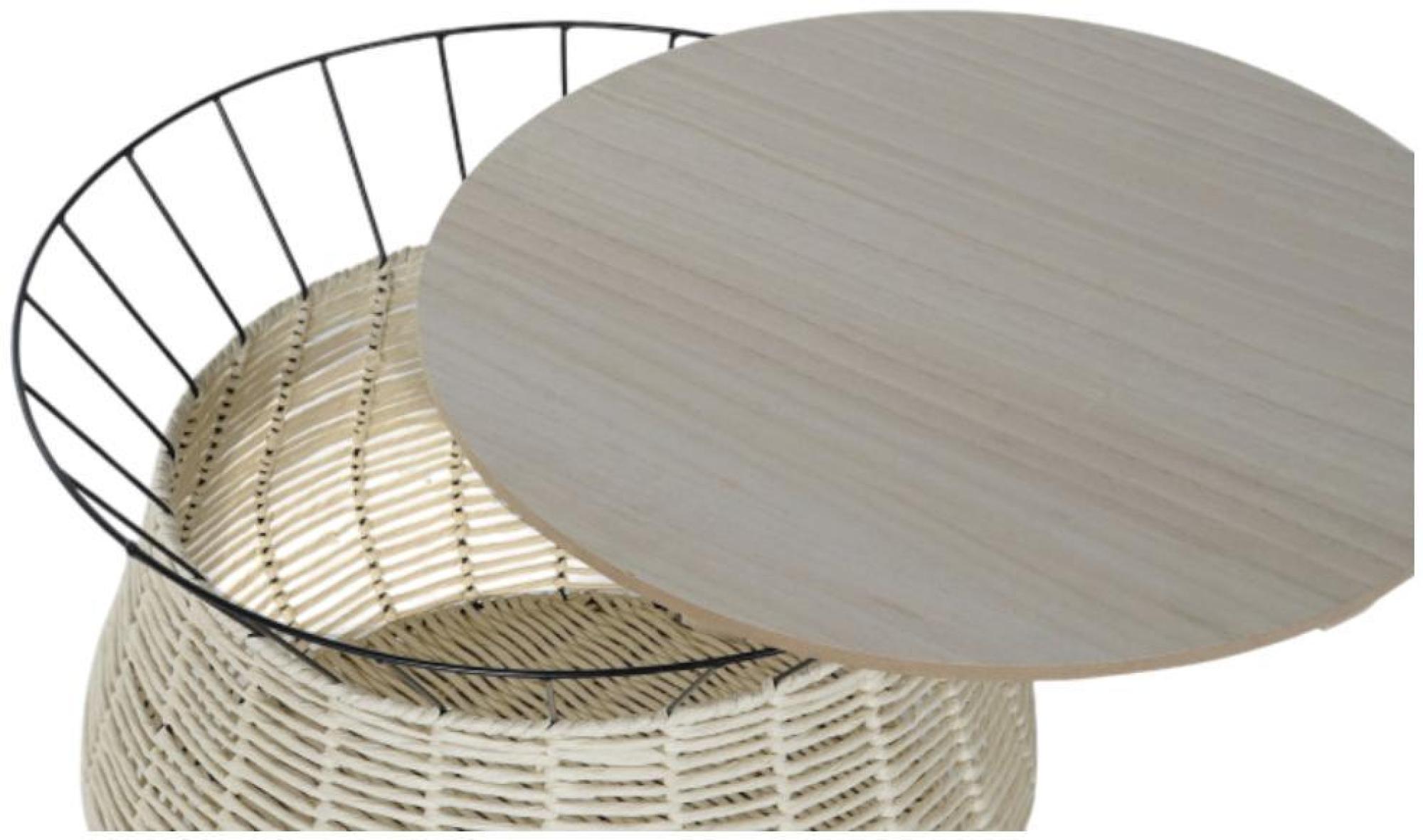 Product photograph of Boho Natural Round Coffee Table from Choice Furniture Superstore.