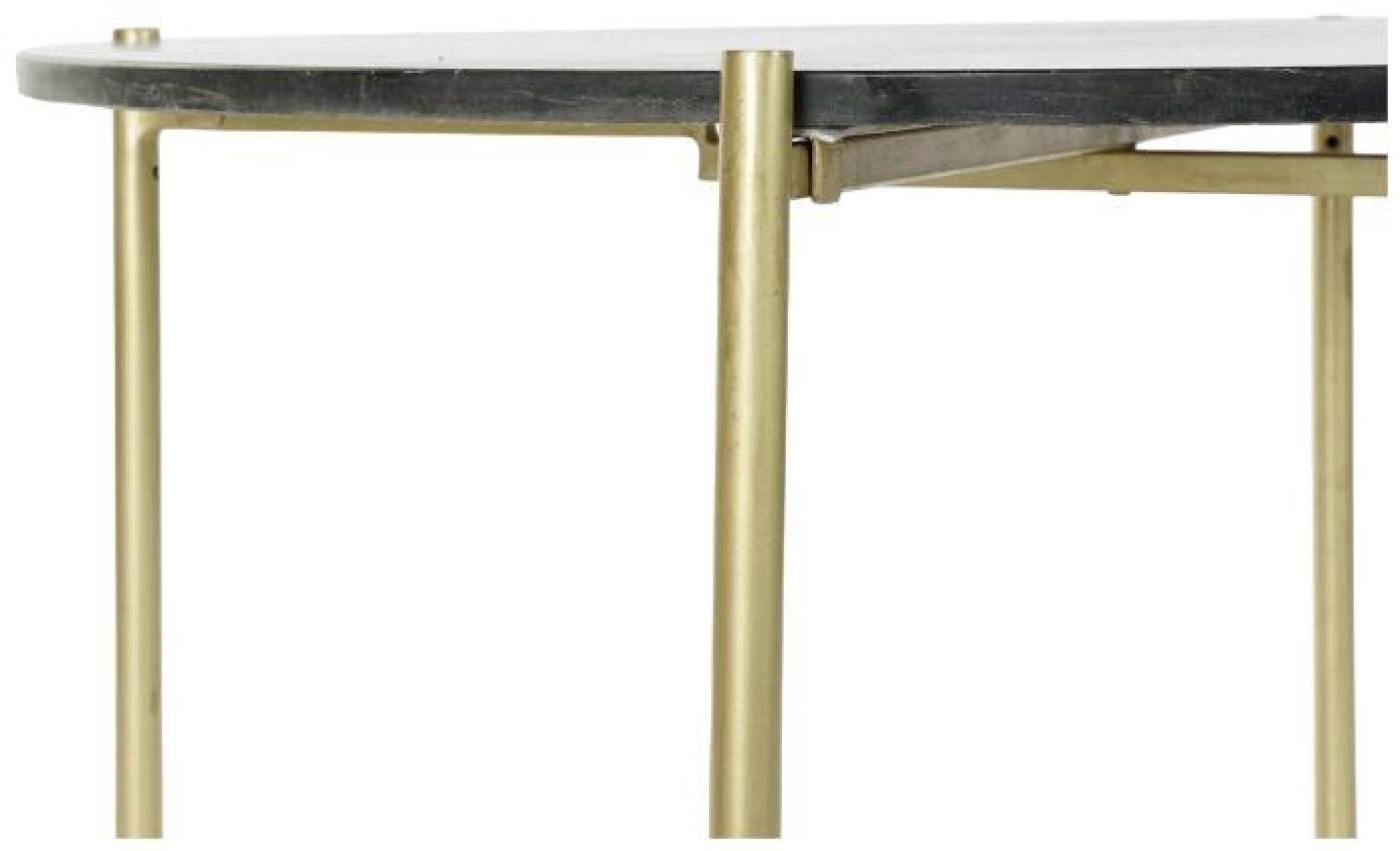 Product photograph of Bakerloo Black Marble Effect Coffee Table from Choice Furniture Superstore.