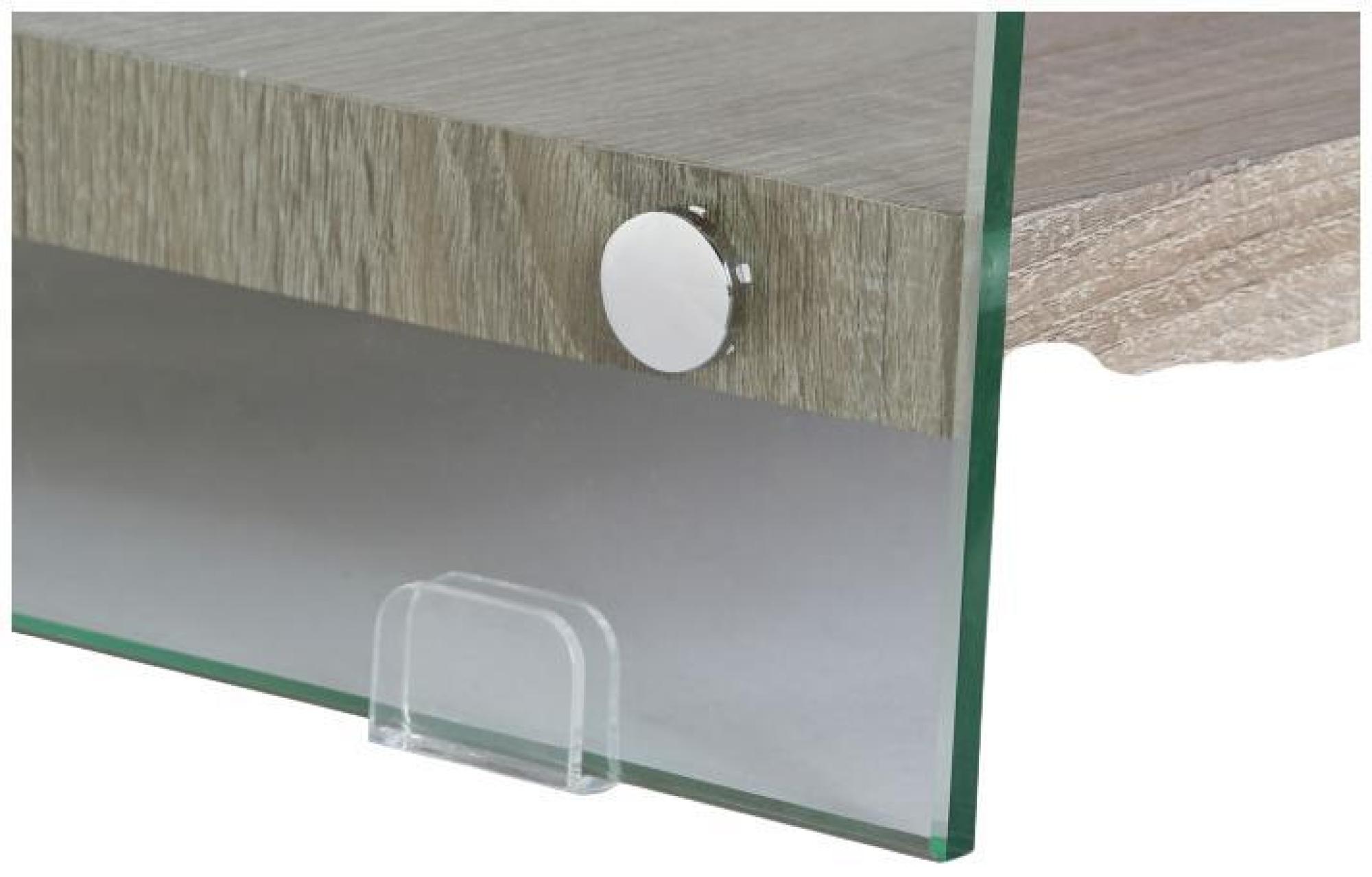 Product photograph of Natural And Glass Coffee Table from Choice Furniture Superstore.