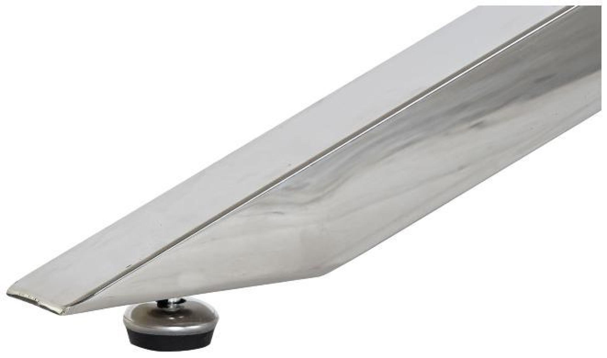 Product photograph of Brown Marble Coffee Table With Chrome Legs from Choice Furniture Superstore.