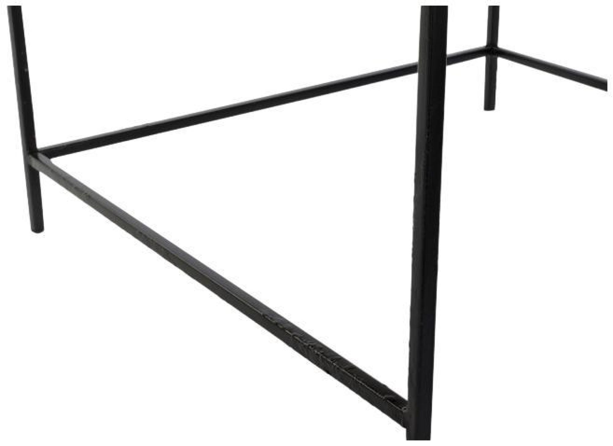 Product photograph of Glam Black Metal Tray Coffee Table from Choice Furniture Superstore.