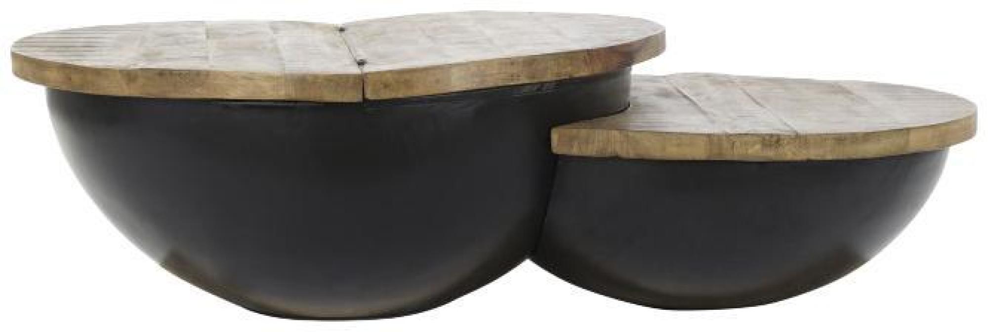 Product photograph of Natural Wooden 2 Tier Coffee Table from Choice Furniture Superstore.