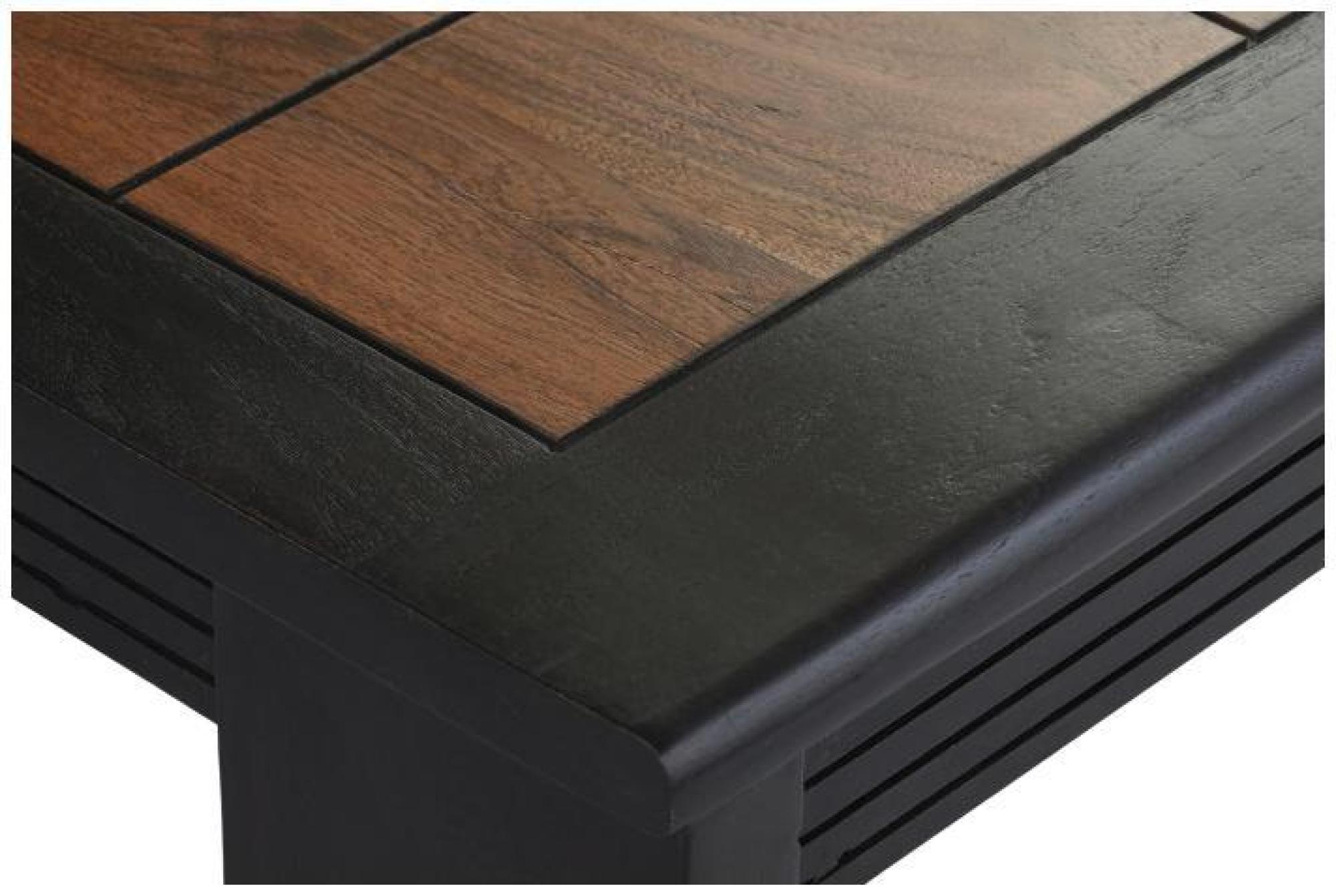 Product photograph of Bliss Black Acacia Wood Coffee Table from Choice Furniture Superstore.