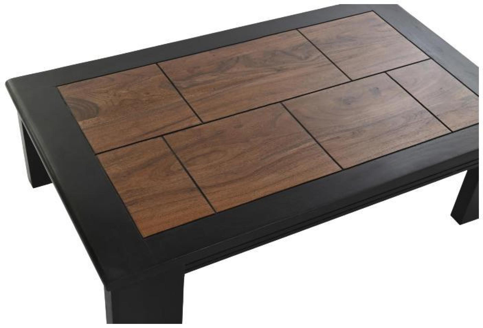 Product photograph of Bliss Black Acacia Wood Coffee Table from Choice Furniture Superstore.