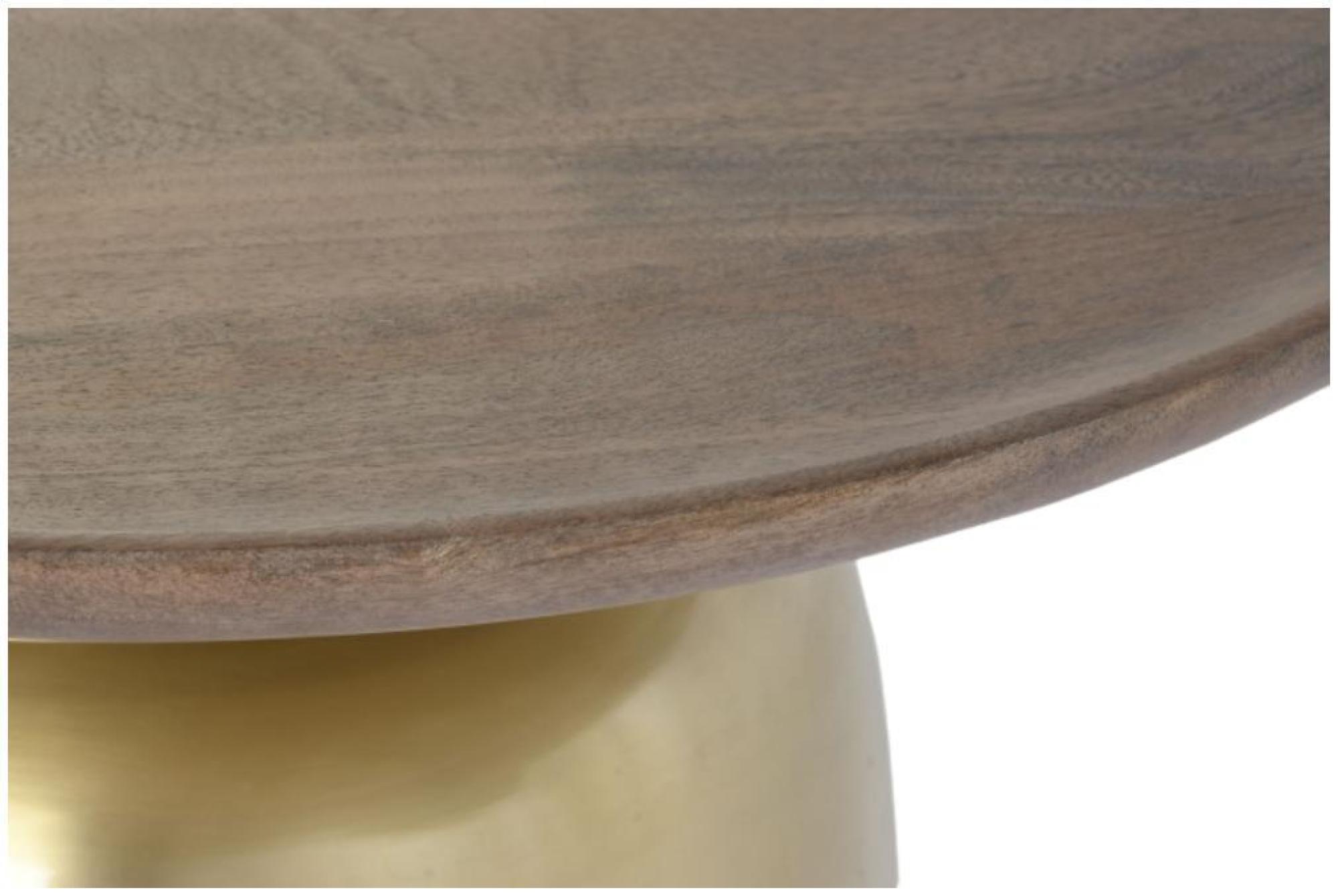 Product photograph of Modern Golden Steel Round Coffee Table from Choice Furniture Superstore.