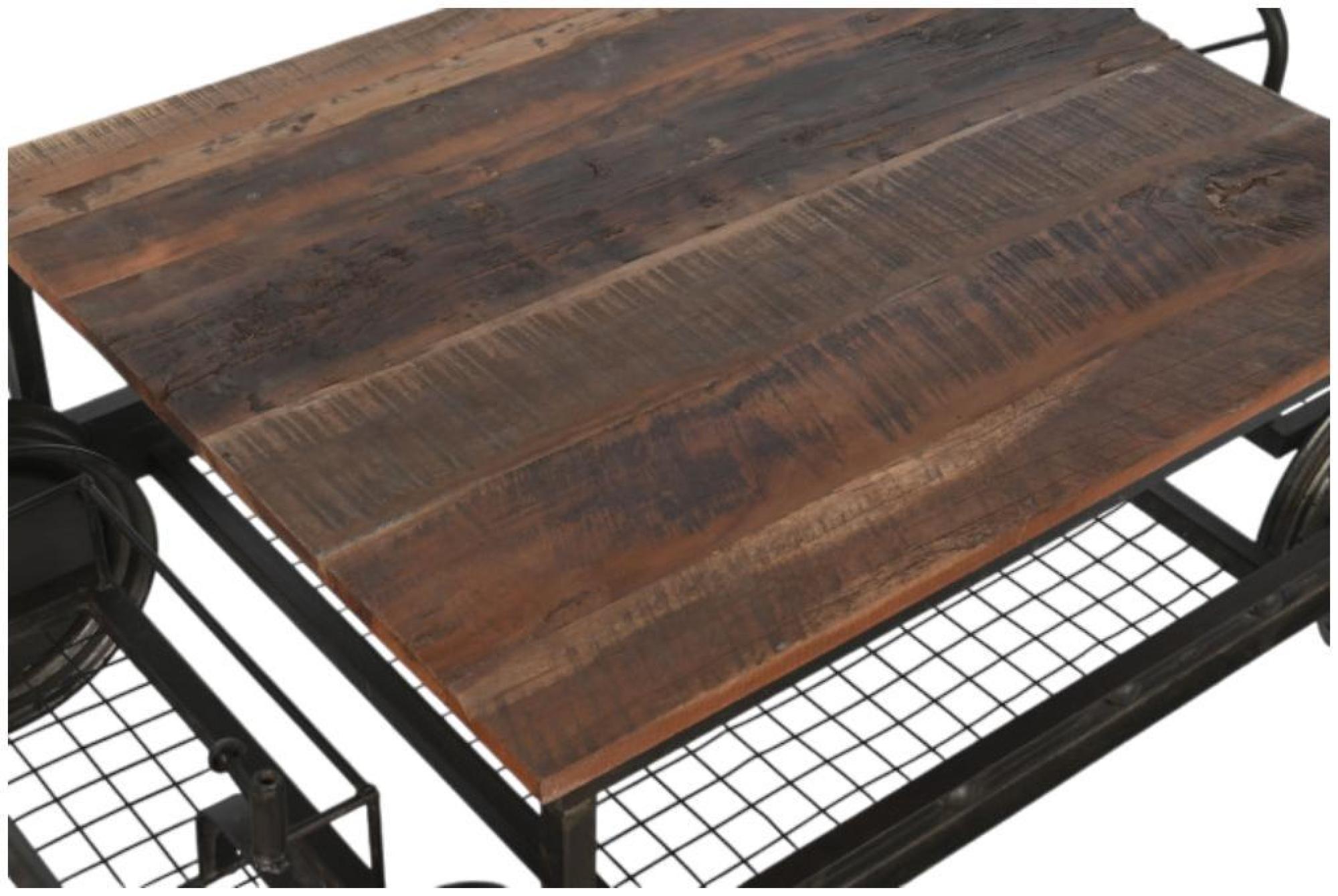 Product photograph of Brown Metal Coffee Table from Choice Furniture Superstore.