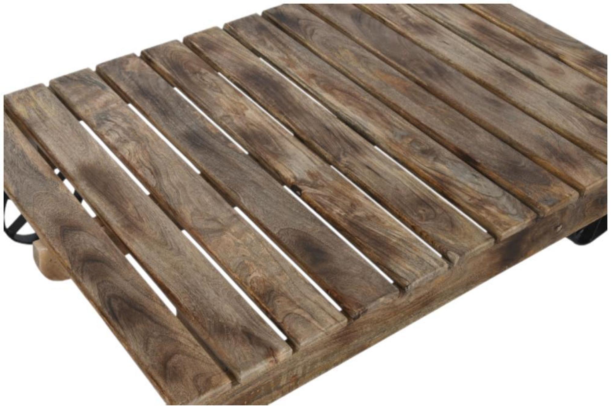 Product photograph of Mango Wood Cart Coffee Table from Choice Furniture Superstore.
