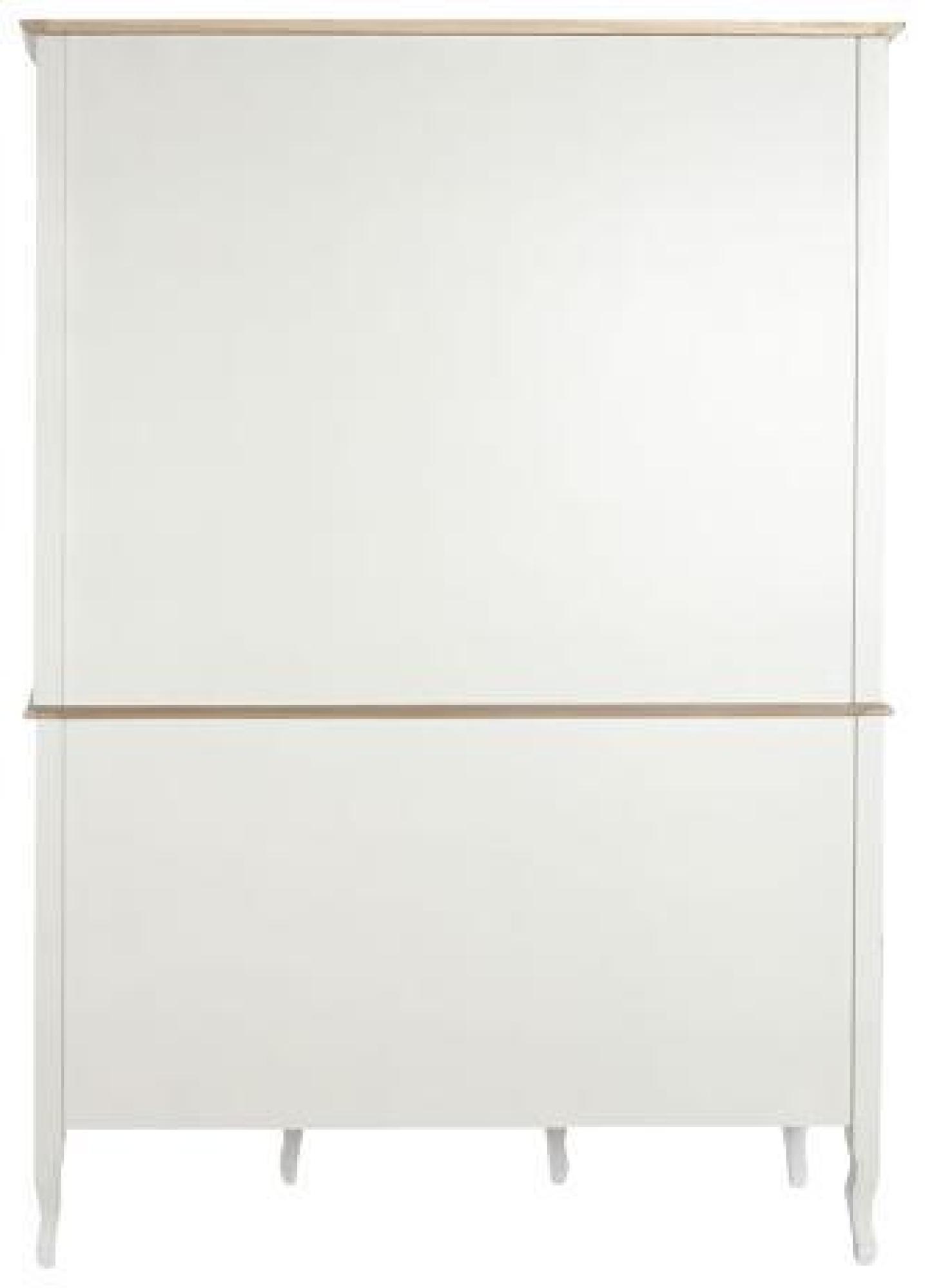 Product photograph of White 4 Door Glass Display Cabinet from Choice Furniture Superstore.