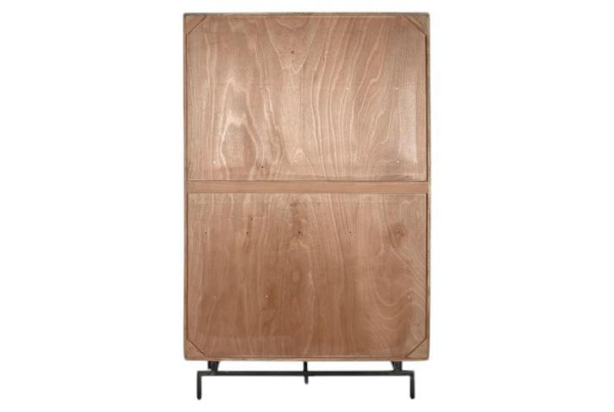 Product photograph of Natural 4 Door Glass Display Cabinet from Choice Furniture Superstore.