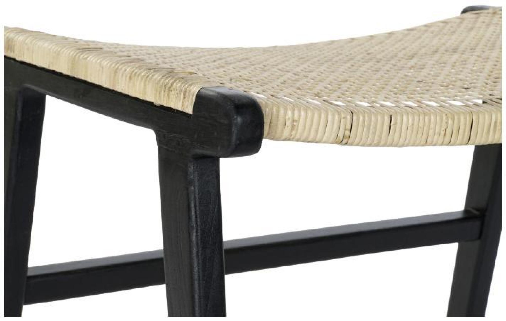 Product photograph of Erode Black Rattan Bench from Choice Furniture Superstore.