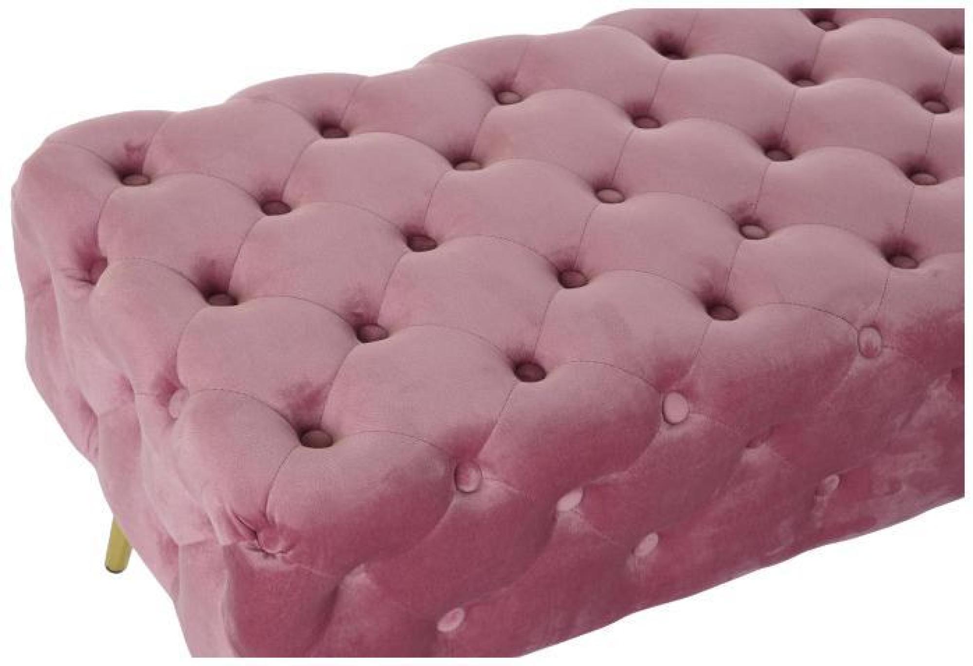 Product photograph of Pink Fabric Ottoman Bedroom Bench from Choice Furniture Superstore.