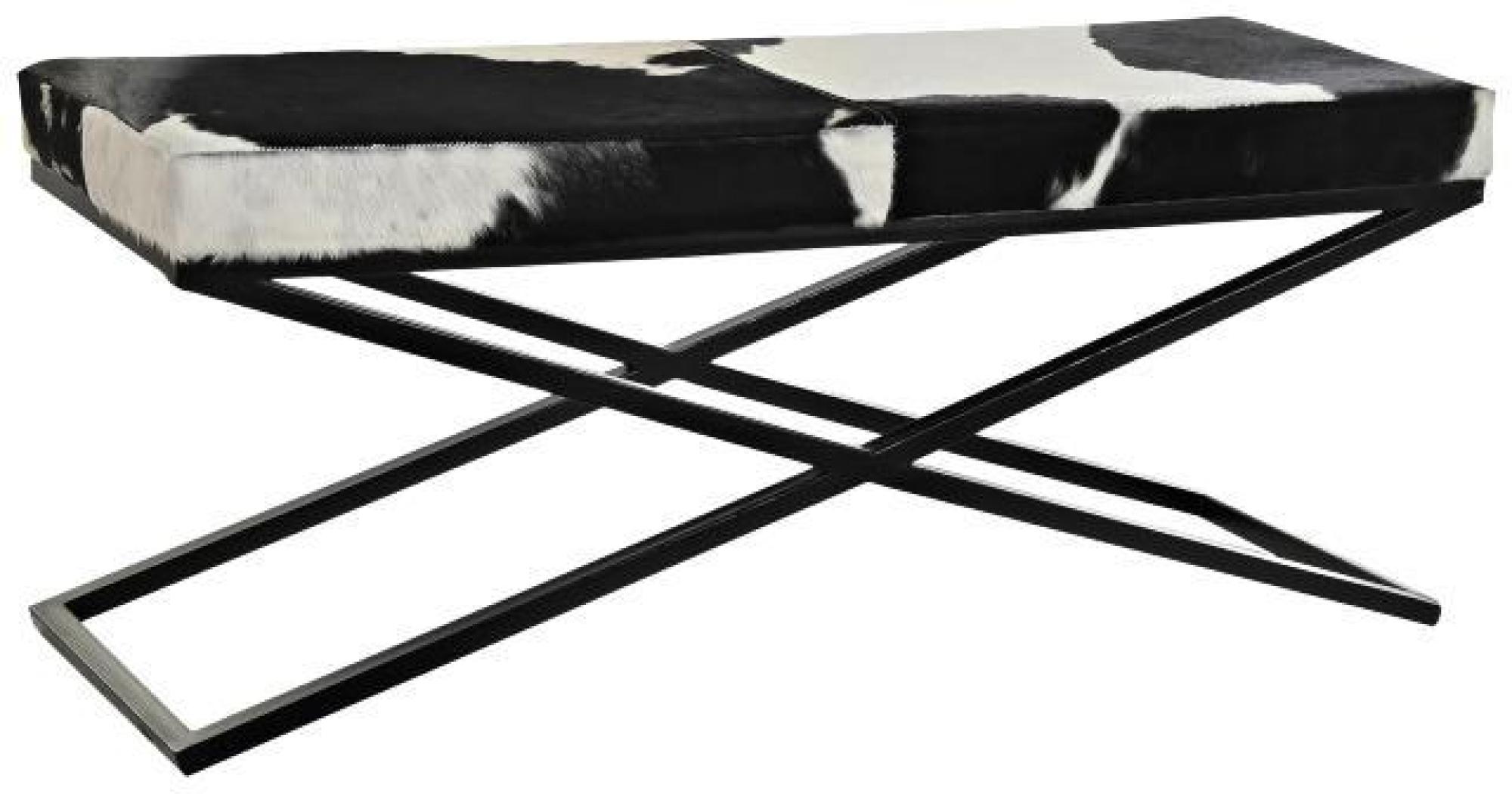 Product photograph of Black Leather Bench from Choice Furniture Superstore.