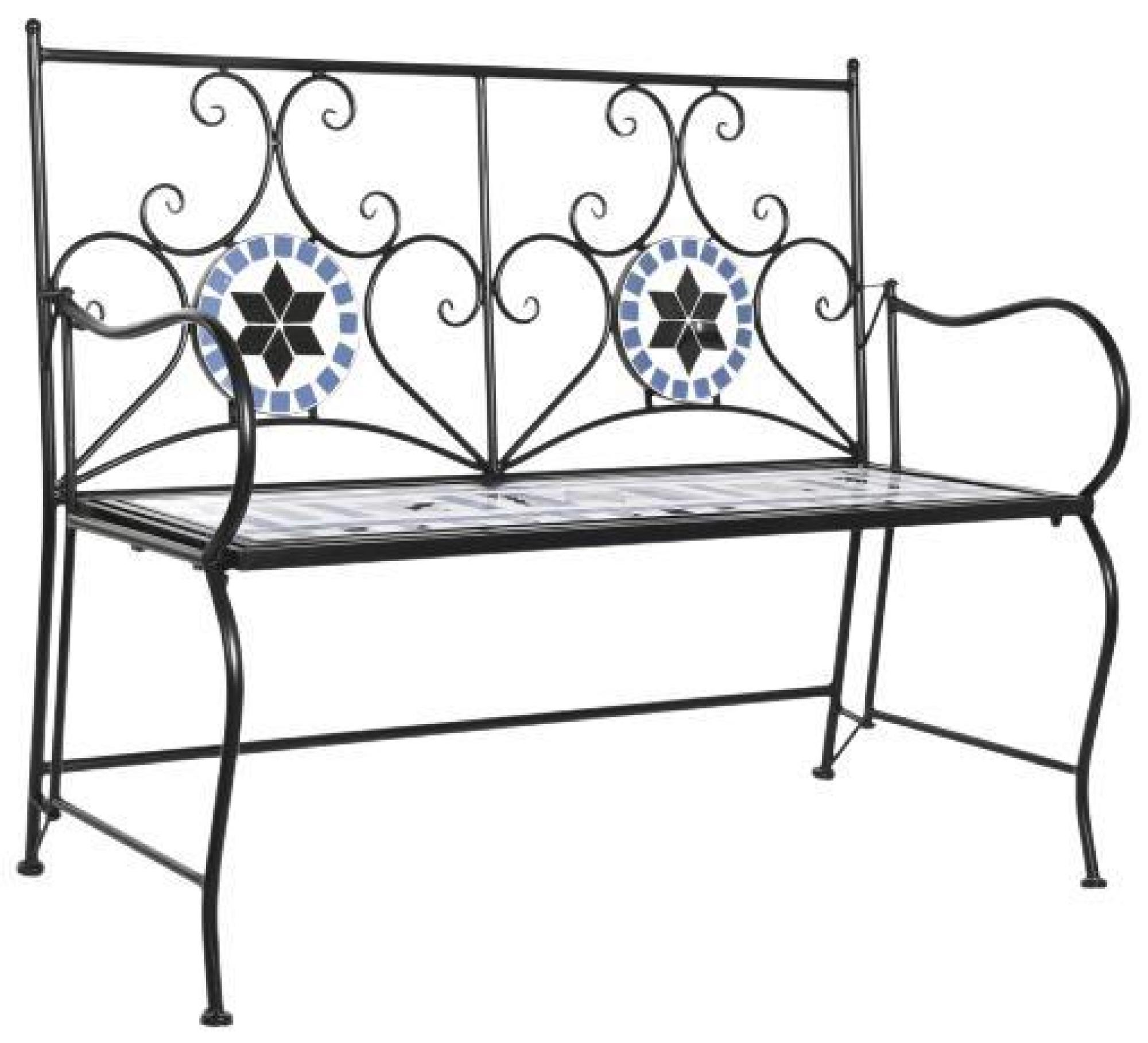 Product photograph of Garden Multi Coloured Forging Bench from Choice Furniture Superstore.