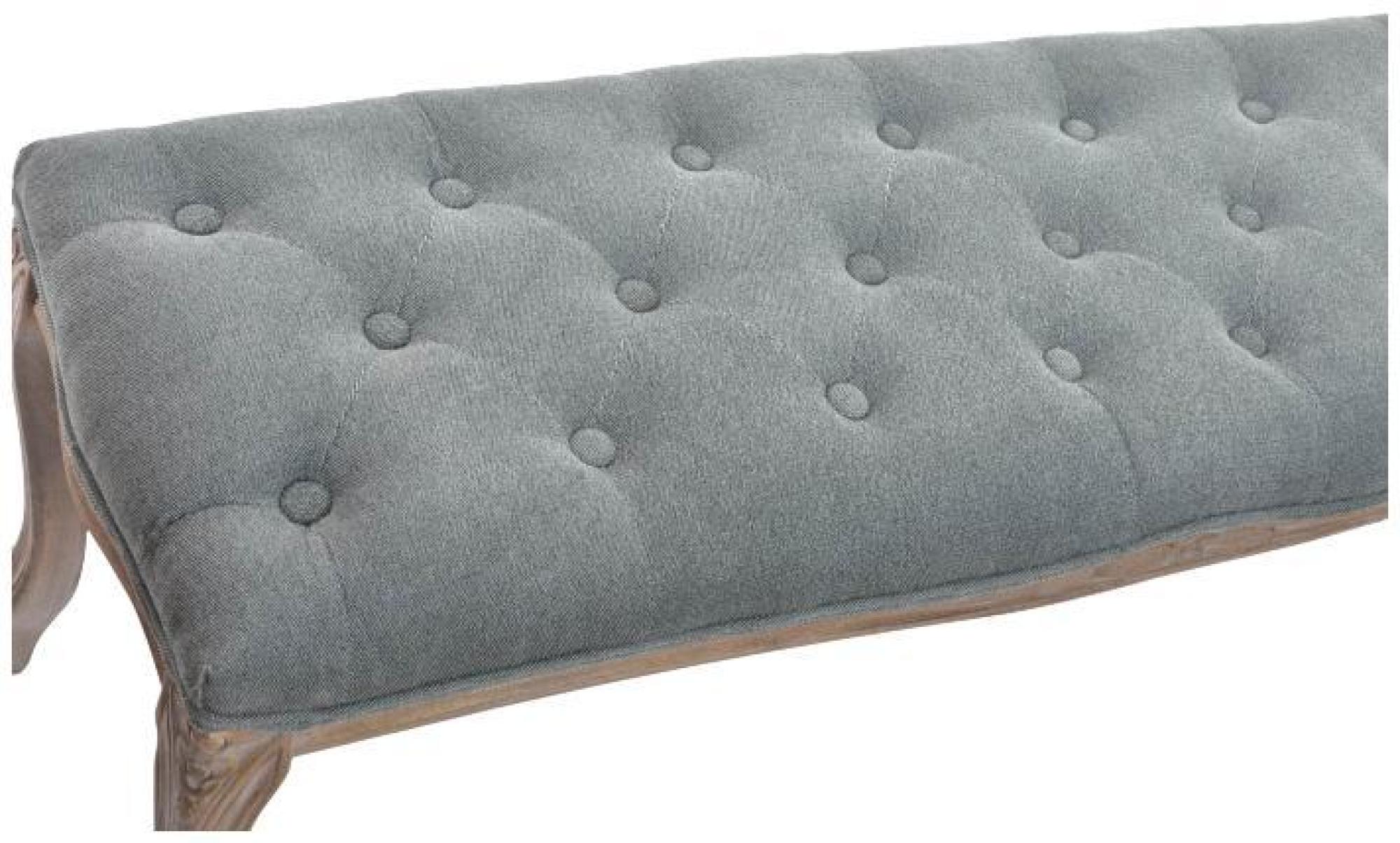 Product photograph of Fuji Dark Grey Fabric Bench from Choice Furniture Superstore.