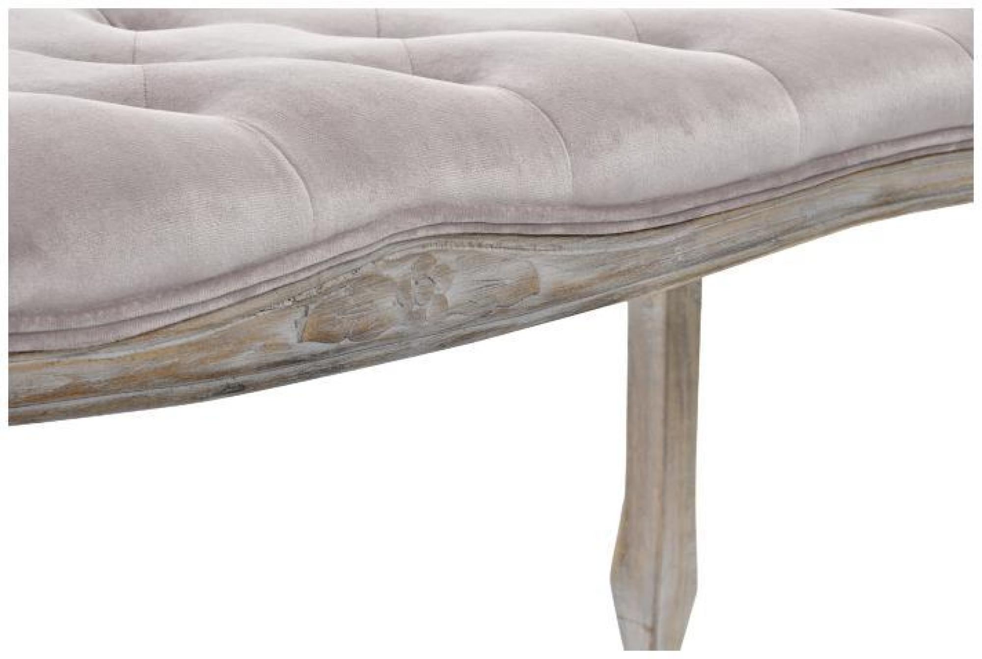 Product photograph of Fuji Pale Pink And Natural Fabric Bench from Choice Furniture Superstore.