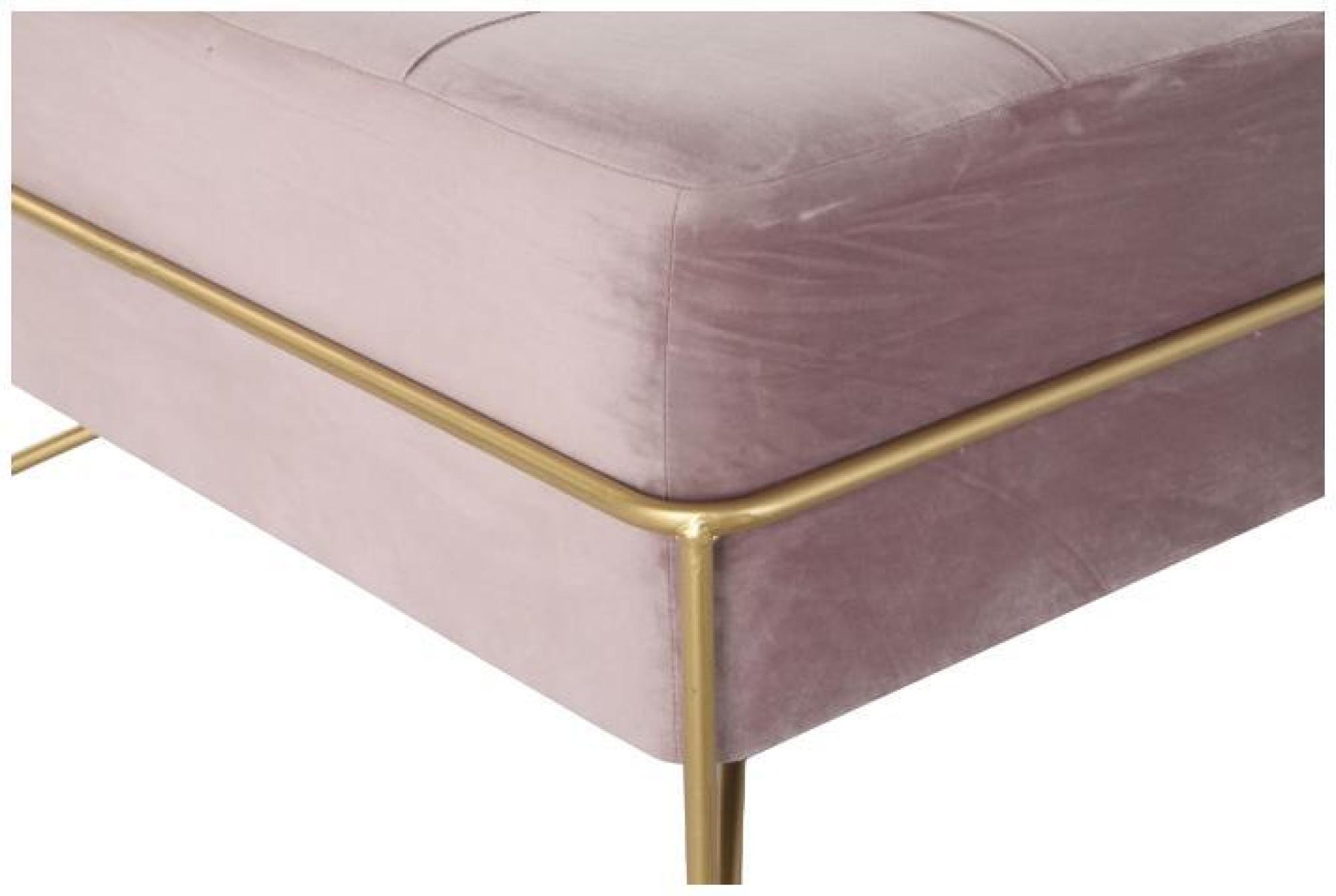 Product photograph of Pink Velvet Fabric With Gold Legs from Choice Furniture Superstore.