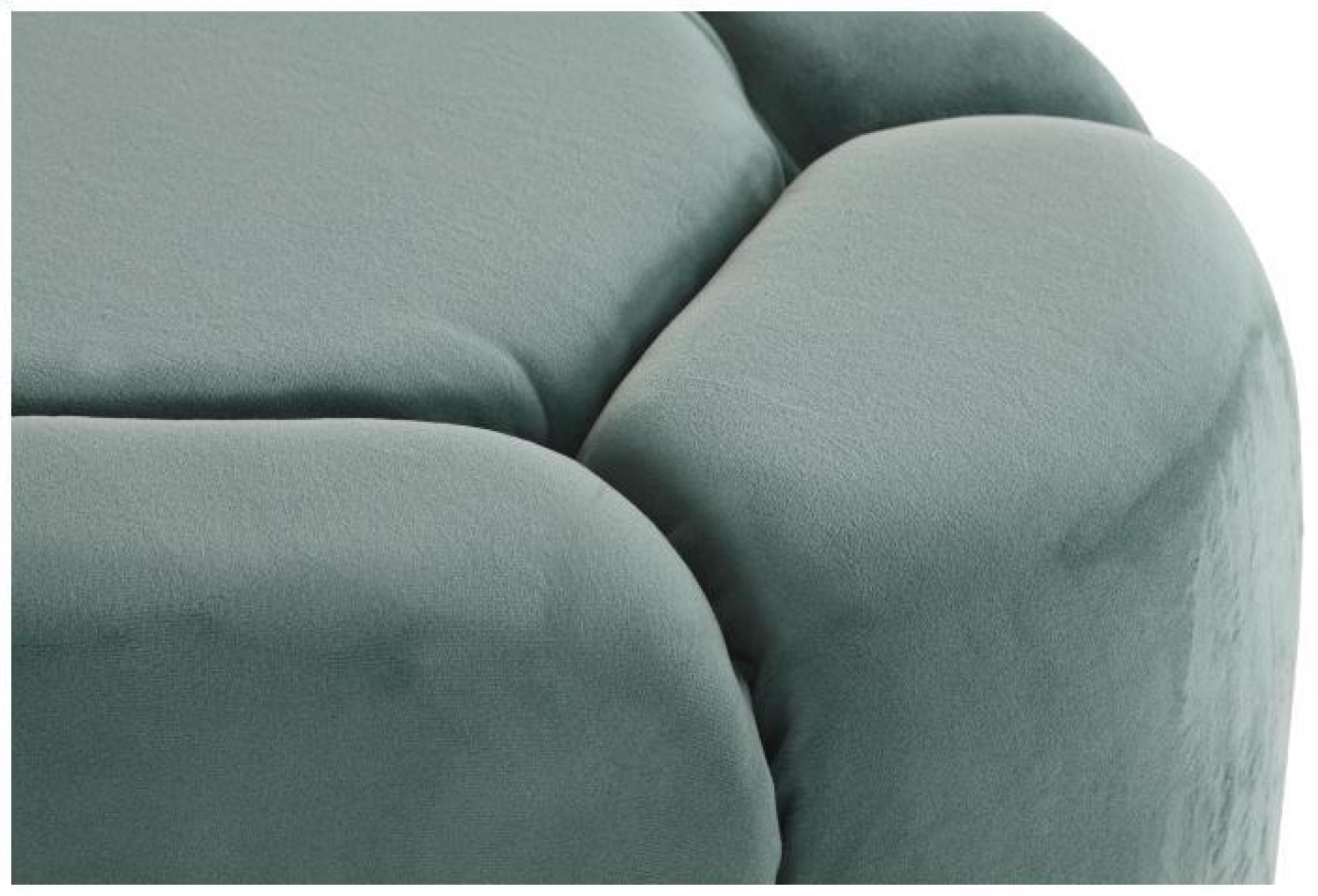 Product photograph of Quinn Green Upholstered Oval Bench from Choice Furniture Superstore.