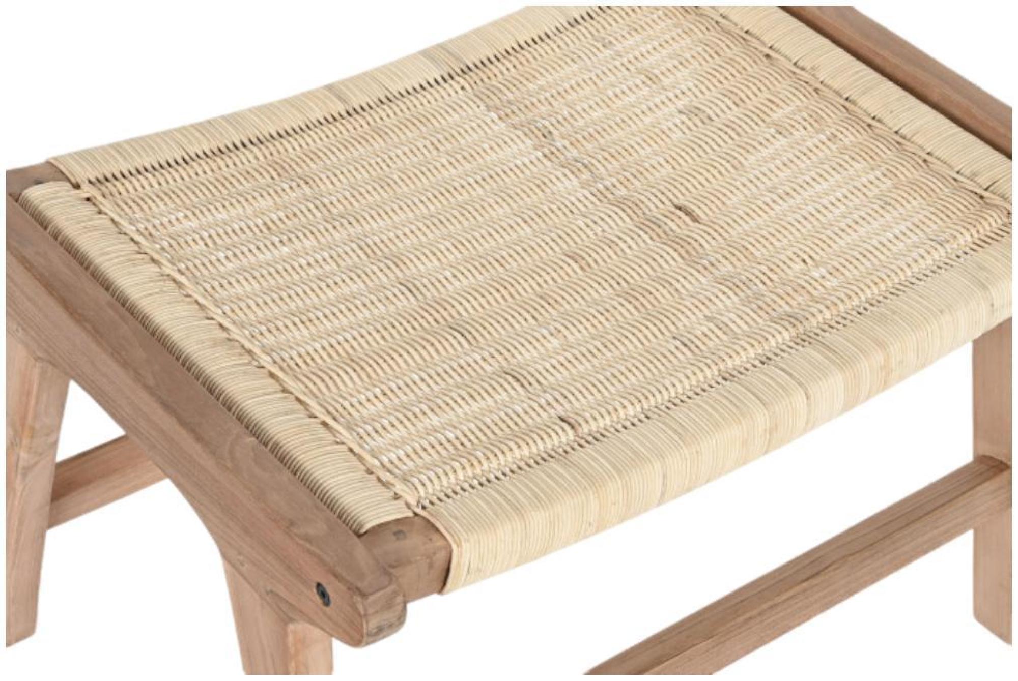 Product photograph of Brown And Beige Wood Bench from Choice Furniture Superstore.