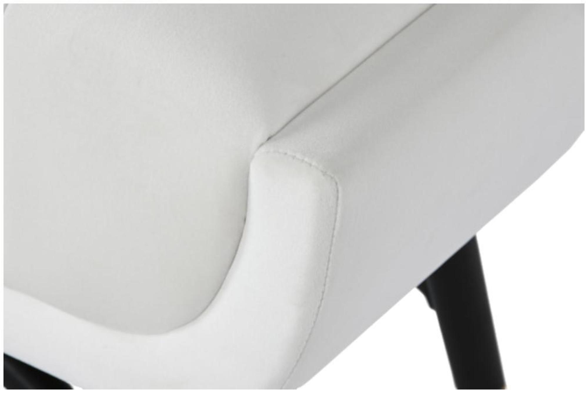 Product photograph of White And Black Fabric Bench from Choice Furniture Superstore.