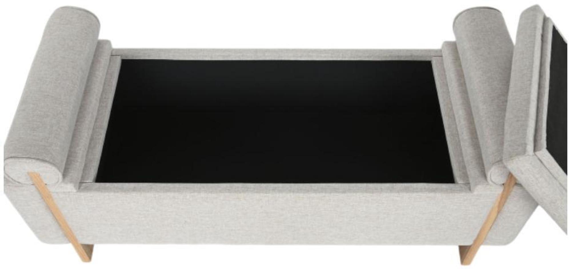 Product photograph of Beige And Natural Fabric Bench from Choice Furniture Superstore.