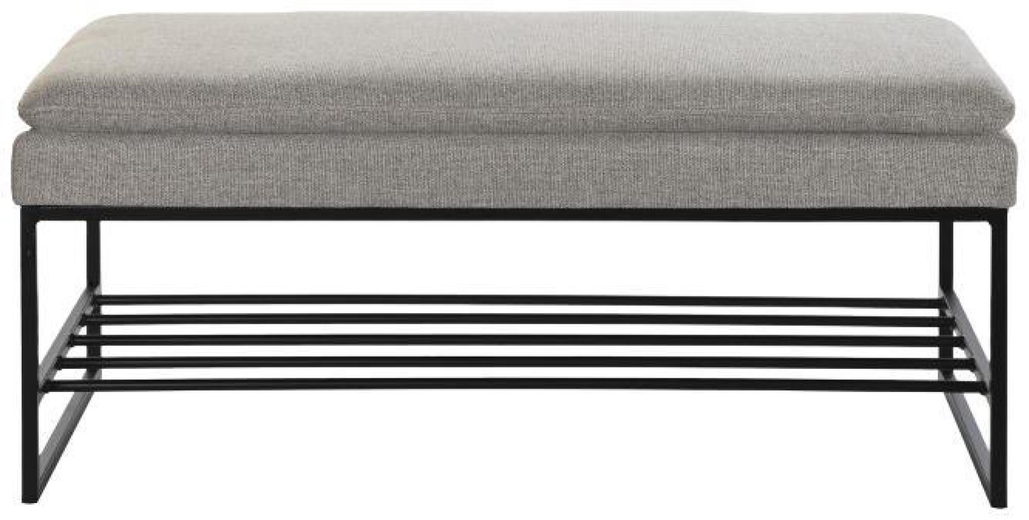 Product photograph of Modern Beige Fabric Bench from Choice Furniture Superstore.