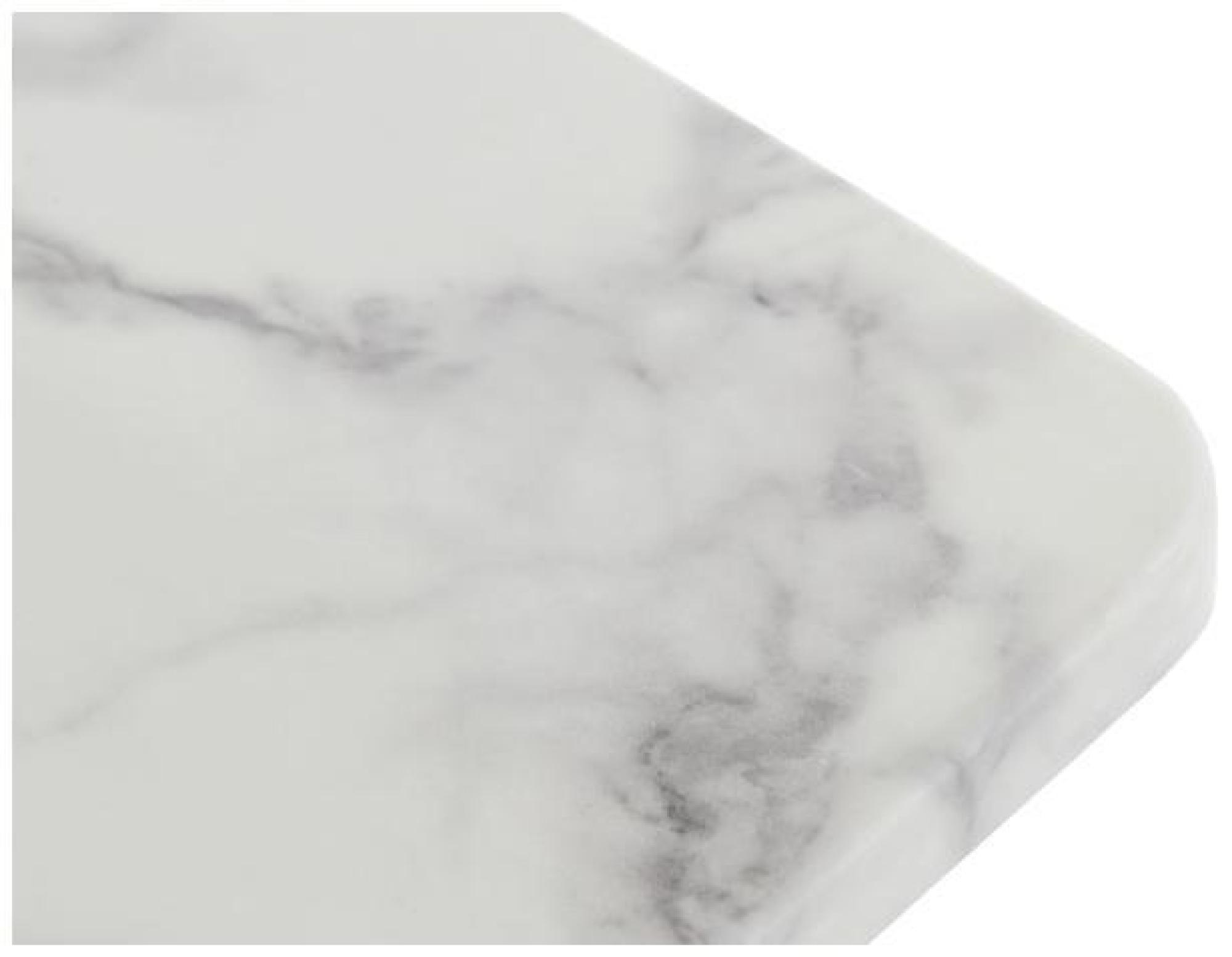 Product photograph of White Marble Console Table from Choice Furniture Superstore.