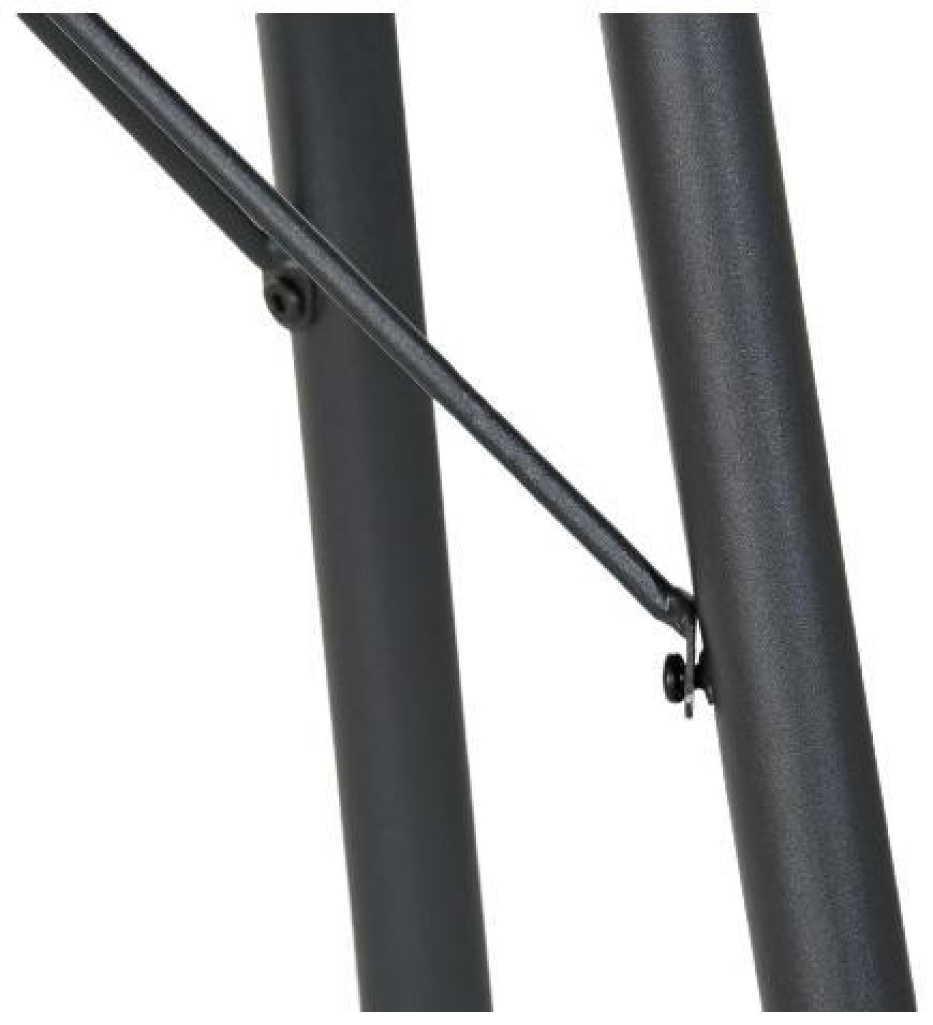 Product photograph of Indo Industrial Style Black Metal Curved Console Table from Choice Furniture Superstore.