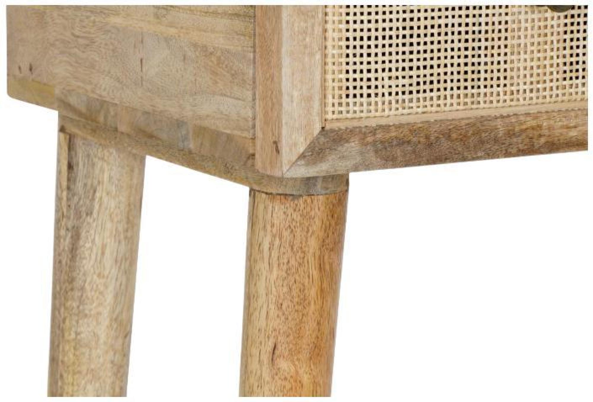 Product photograph of Mango Wood 3 Drawer Console Table from Choice Furniture Superstore.