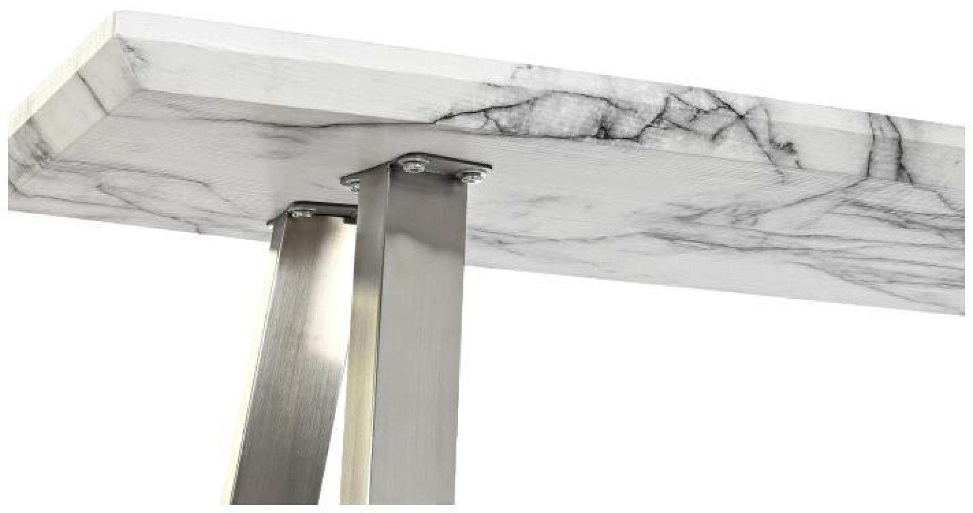 Product photograph of Modern White Wood Console Table from Choice Furniture Superstore.