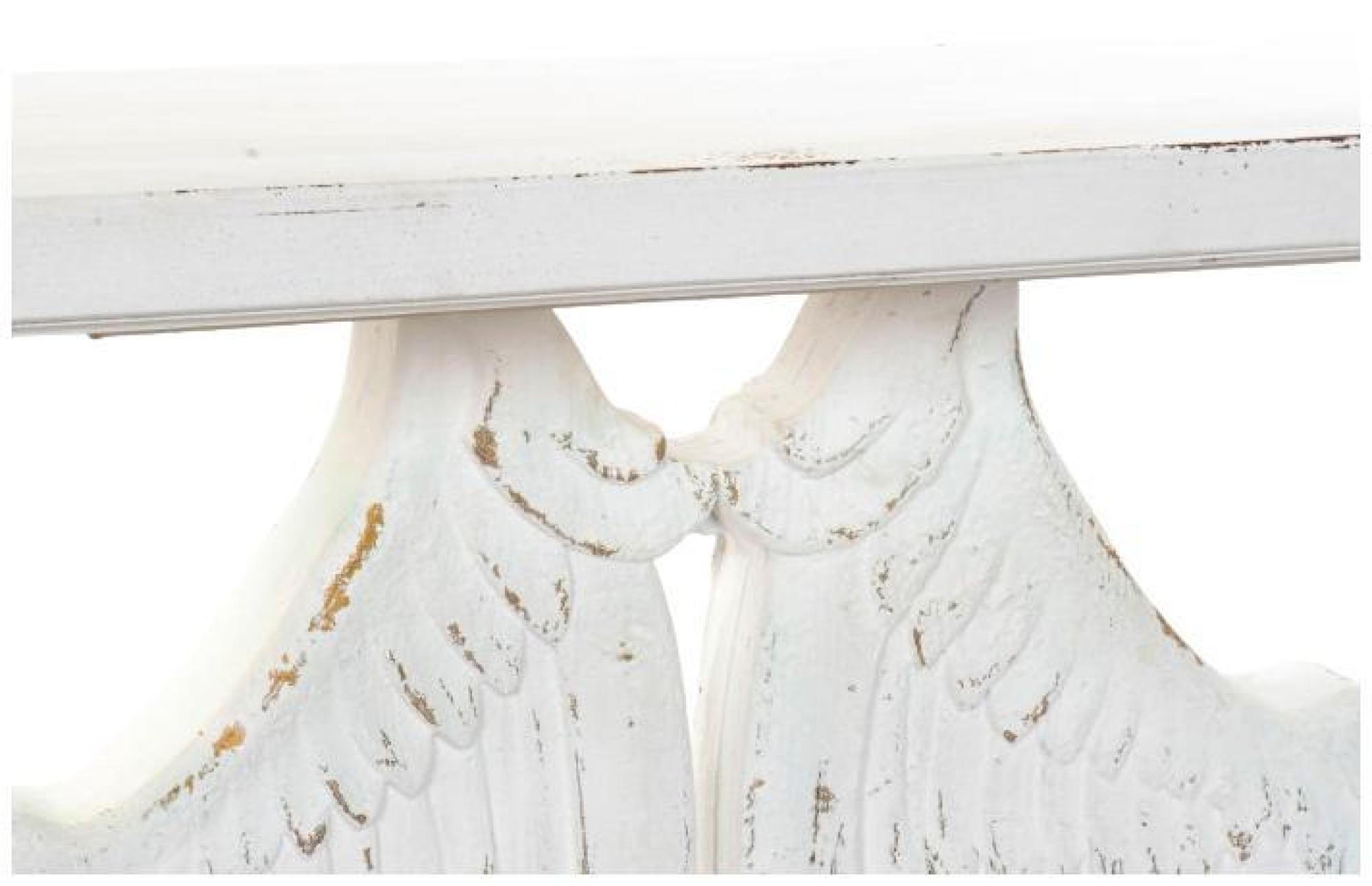 Product photograph of White Wood Console Table from Choice Furniture Superstore.