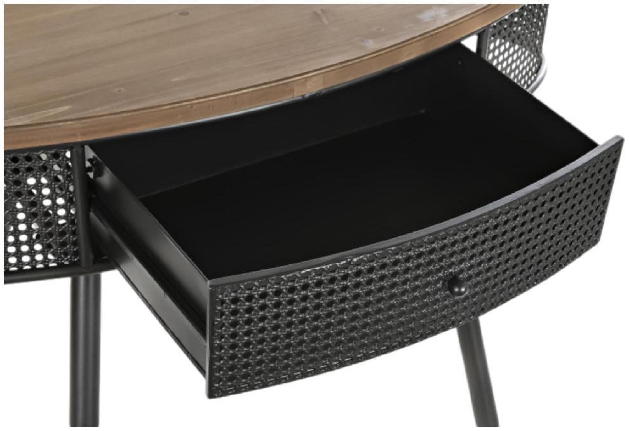 Product photograph of Alma Black 1 Drawer Console Table from Choice Furniture Superstore.