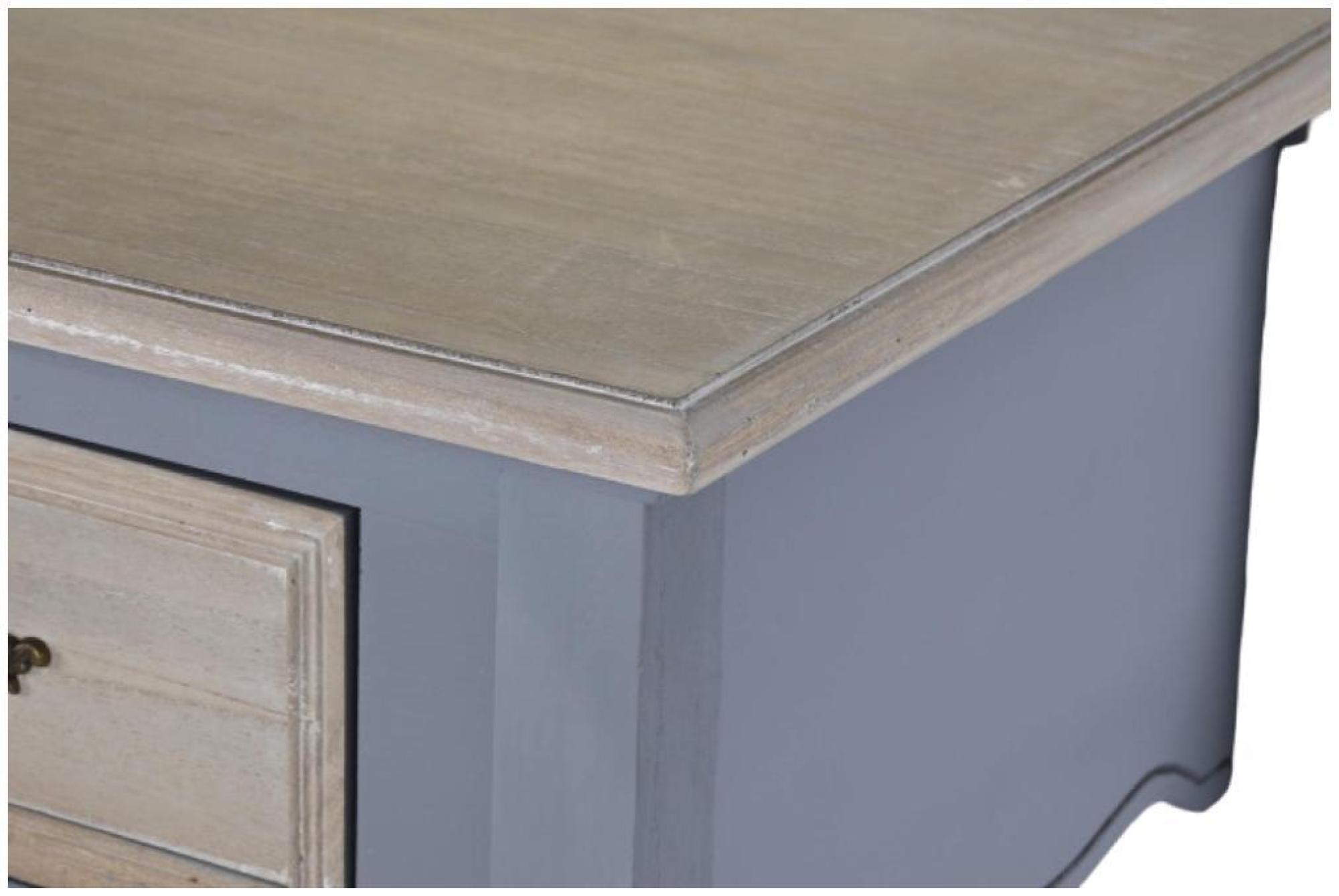 Product photograph of Traditional Grey 3 Drawer Console Table from Choice Furniture Superstore.