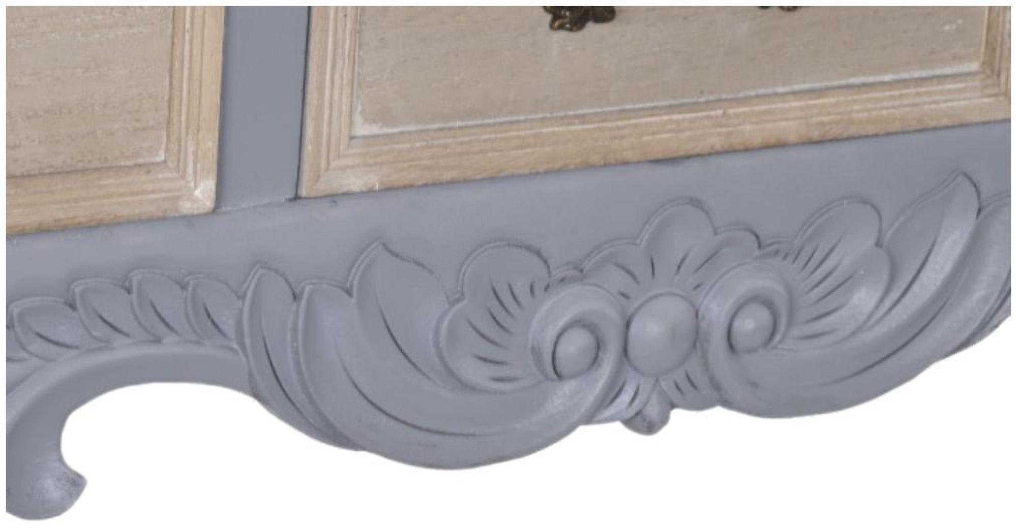 Product photograph of Traditional Grey 3 Drawer Console Table from Choice Furniture Superstore.