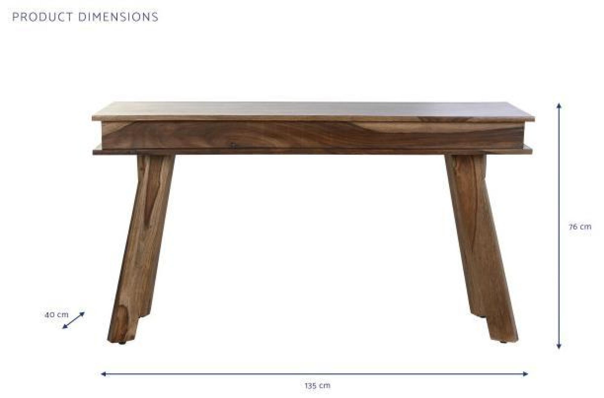 Product photograph of Alpine Natural Console Table from Choice Furniture Superstore.