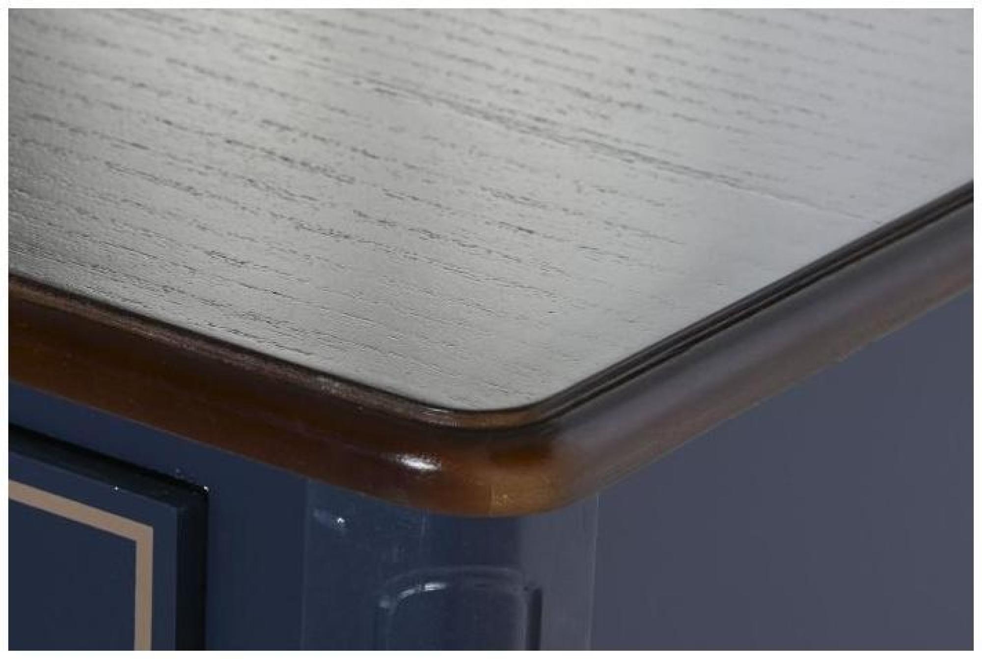 Product photograph of Romantic Navy Blue Ceramic Console Table from Choice Furniture Superstore.